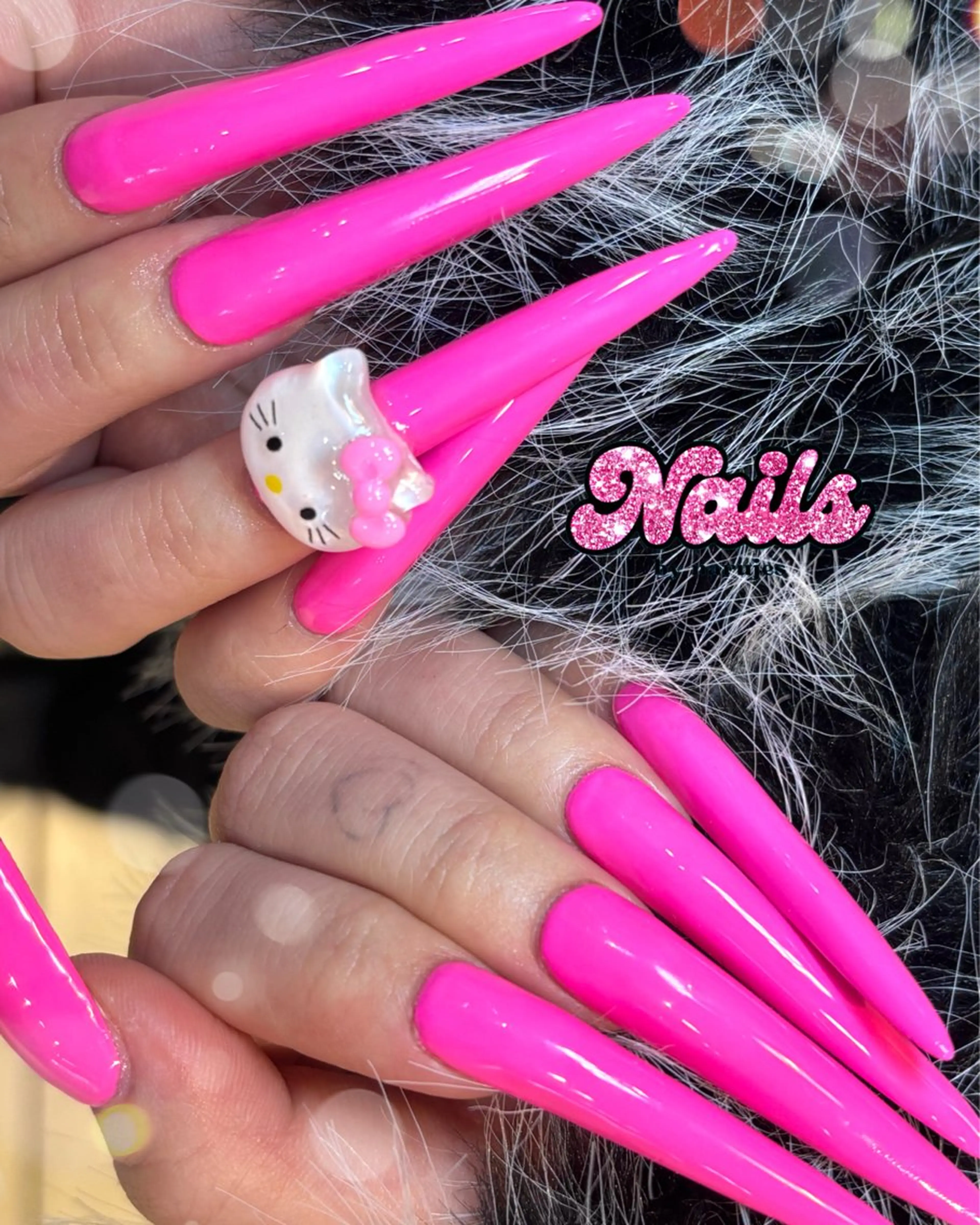 ネイル ロングネイル ギャルネイル🧸💖 narujesのネイルデザイン