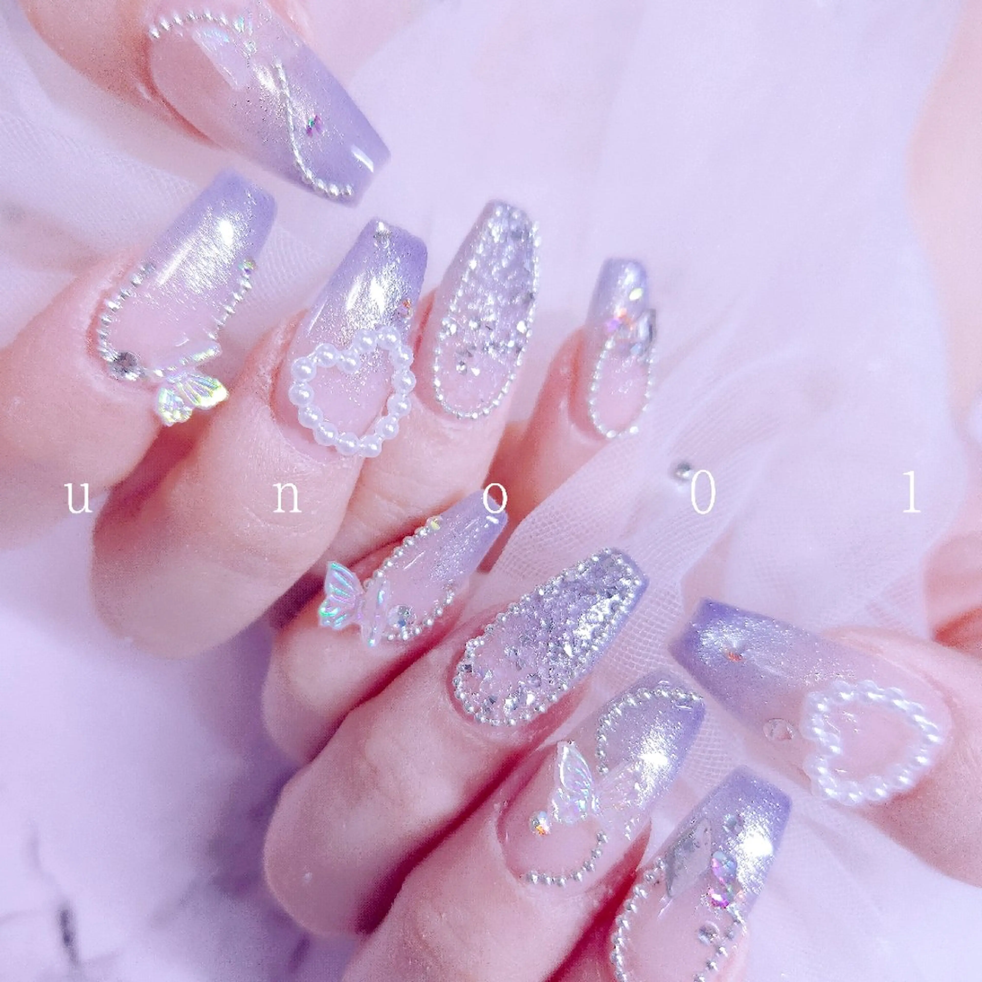 ネイル ハンドネイル 梅田🦄中崎町🩵 u n o 0 1のネイルデザイン