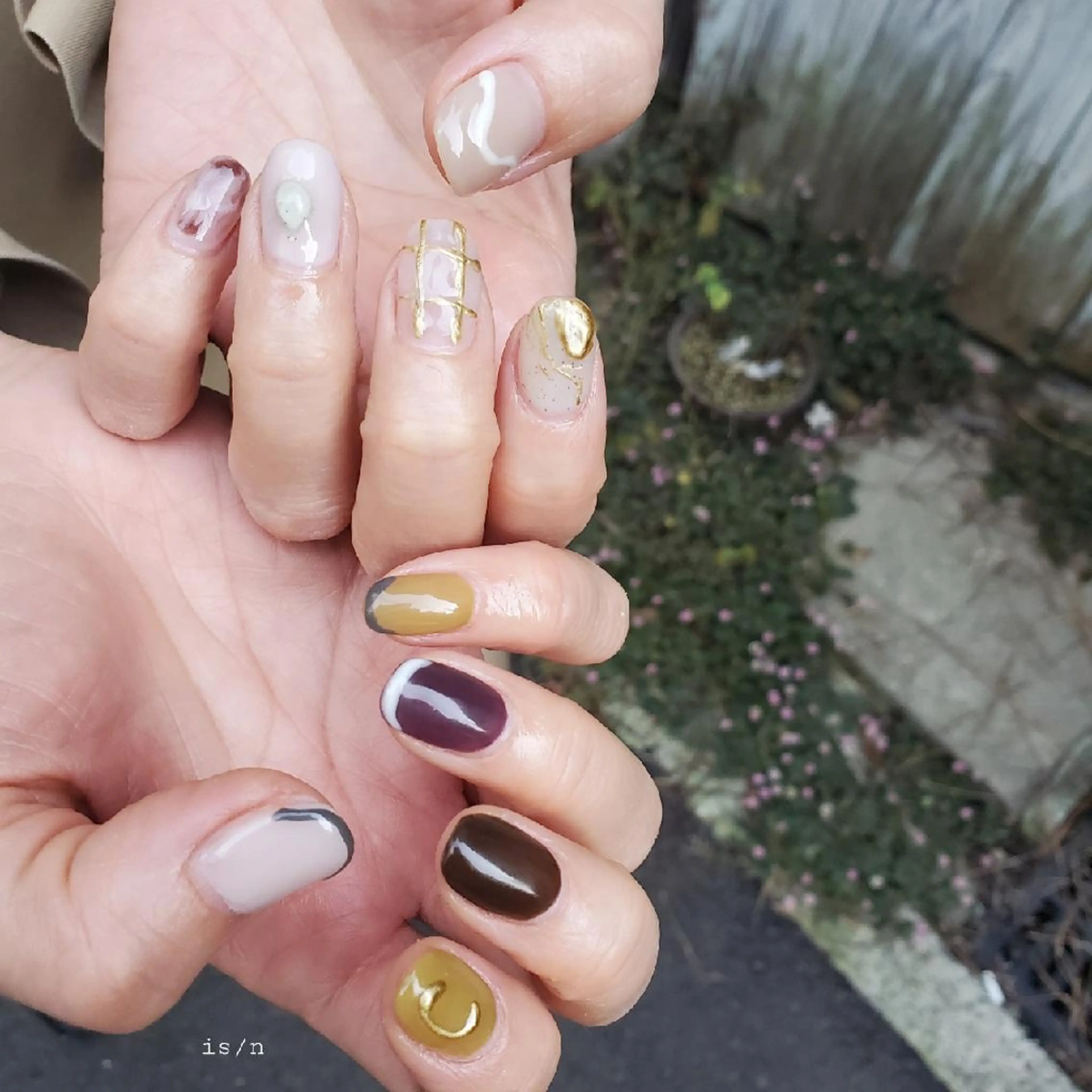 ネイル ハンドネイル 店長 佐藤のネイルデザイン