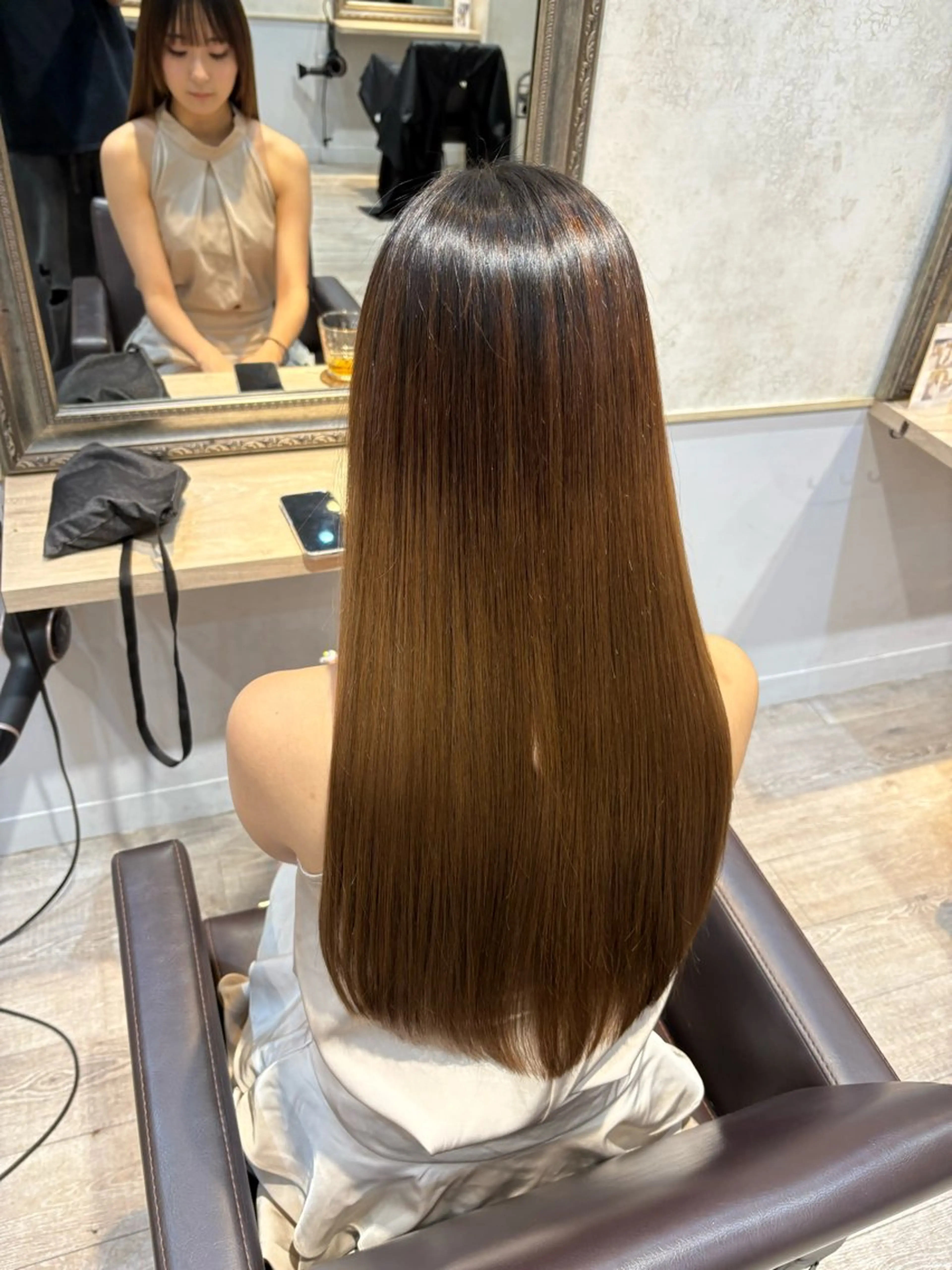 ロング 縮毛矯正 カラー✨縮毛矯正✨ ハギワラケンタのヘアスタイル