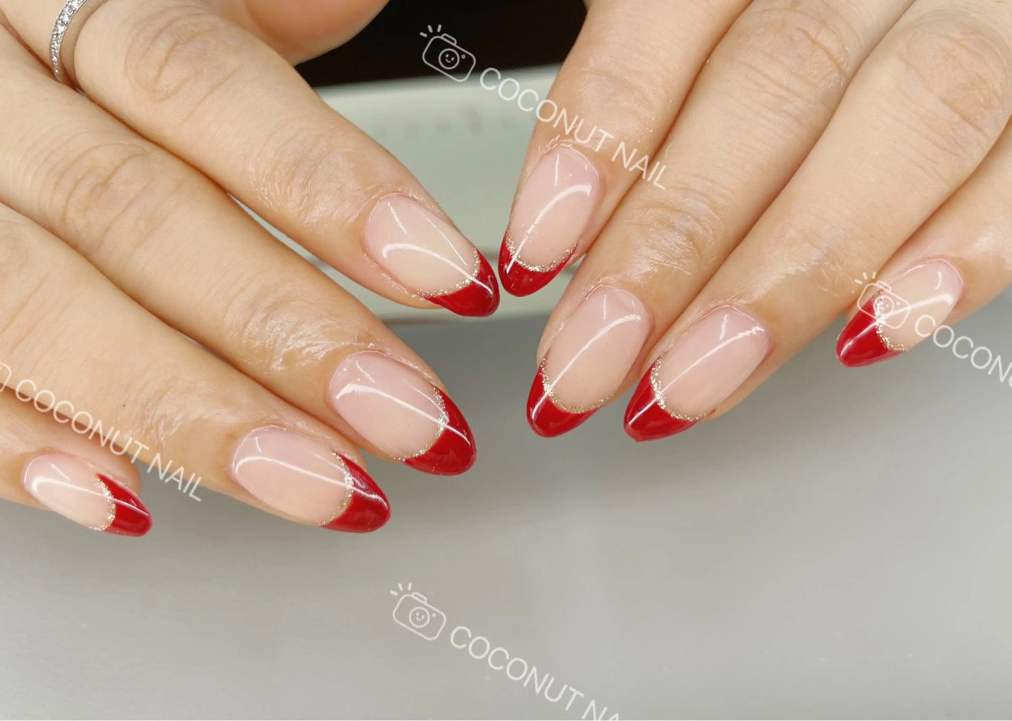 ネイル ハンドネイル 神田 ココナッツのネイルデザイン