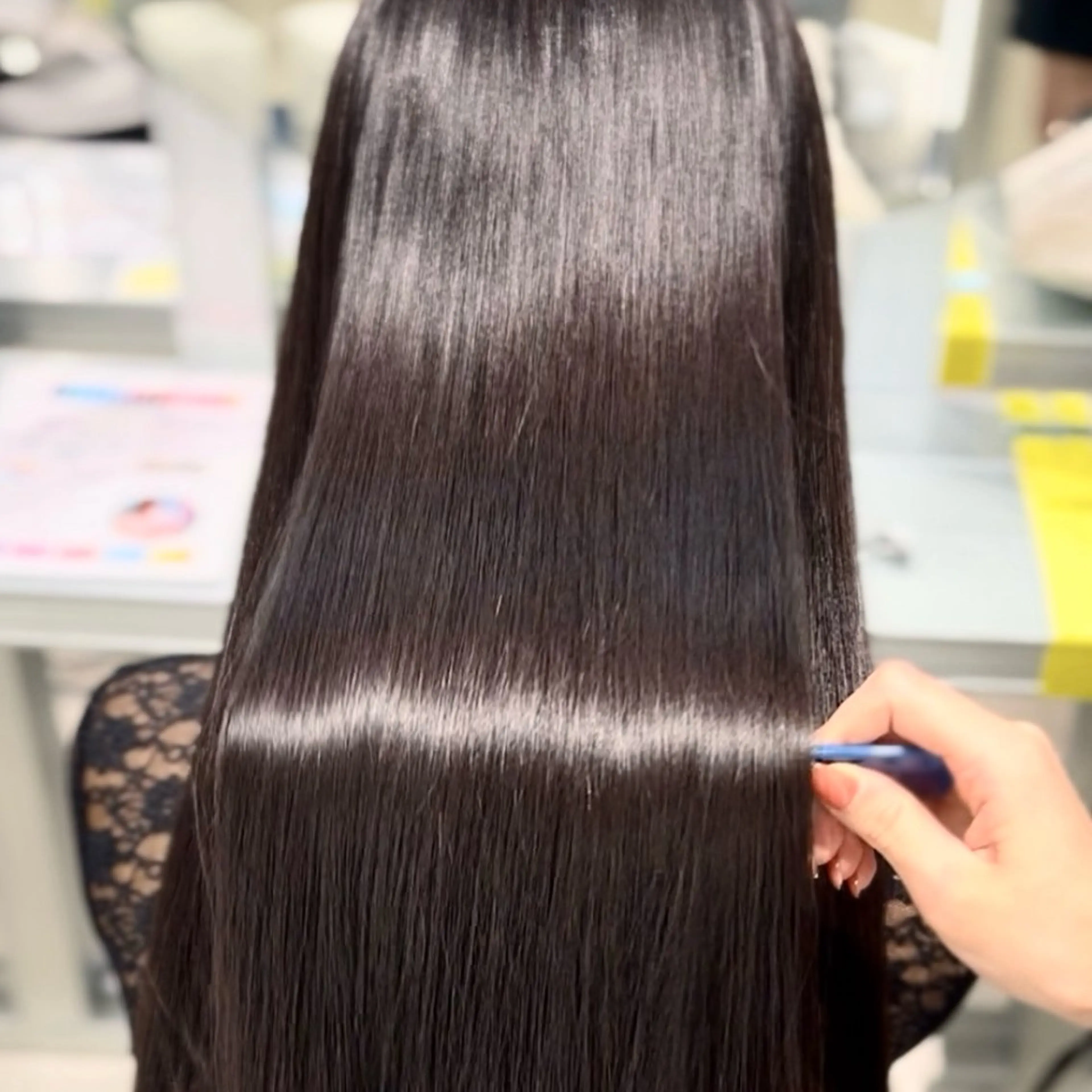 ロング カット 縮毛矯正 ✨縮毛矯正/ボブ✨ 佐藤 さくらのヘアスタイル