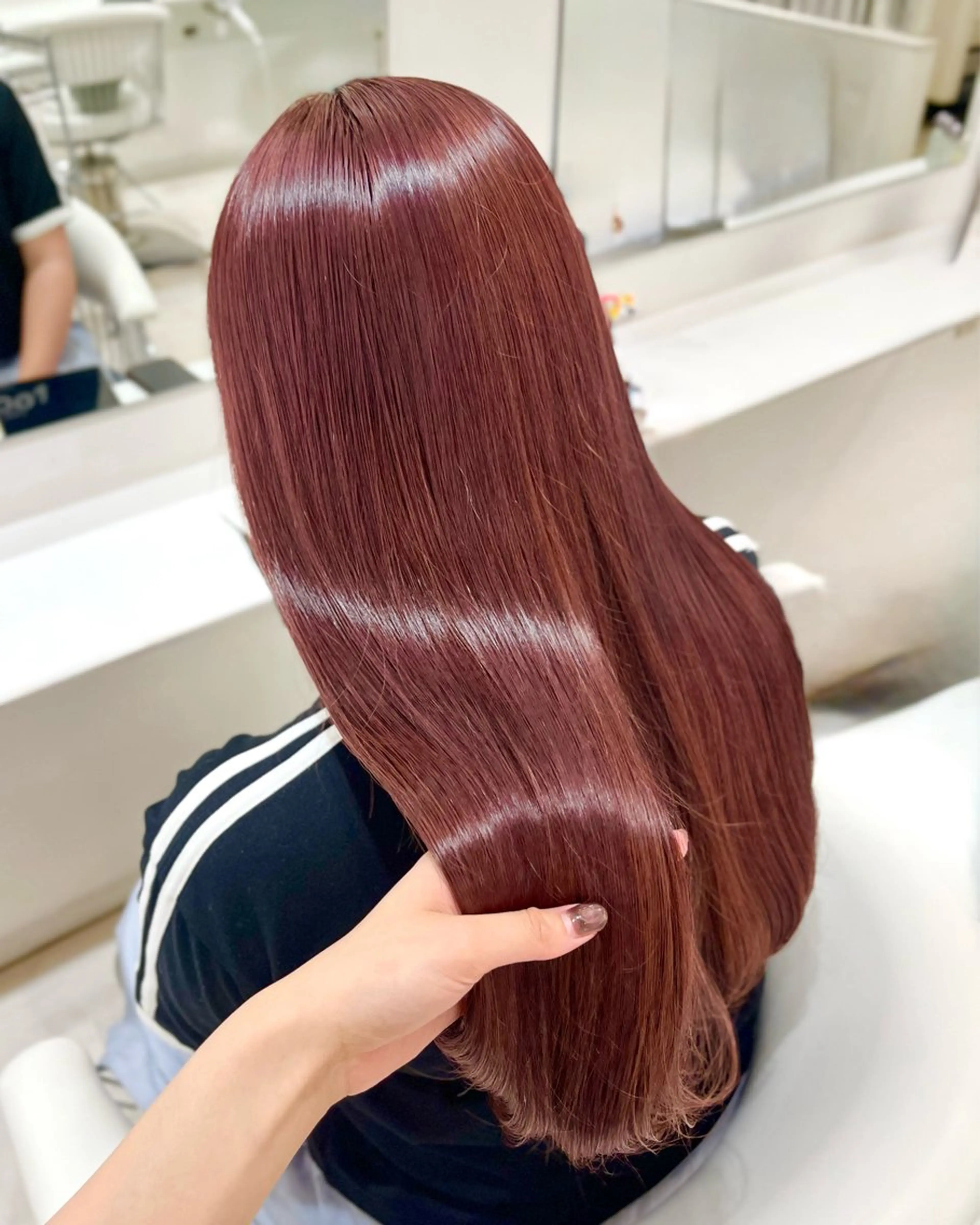 ロング カラー ヘアカラー ParveMix￤ 大賀さつき🍨🤍のヘアスタイル