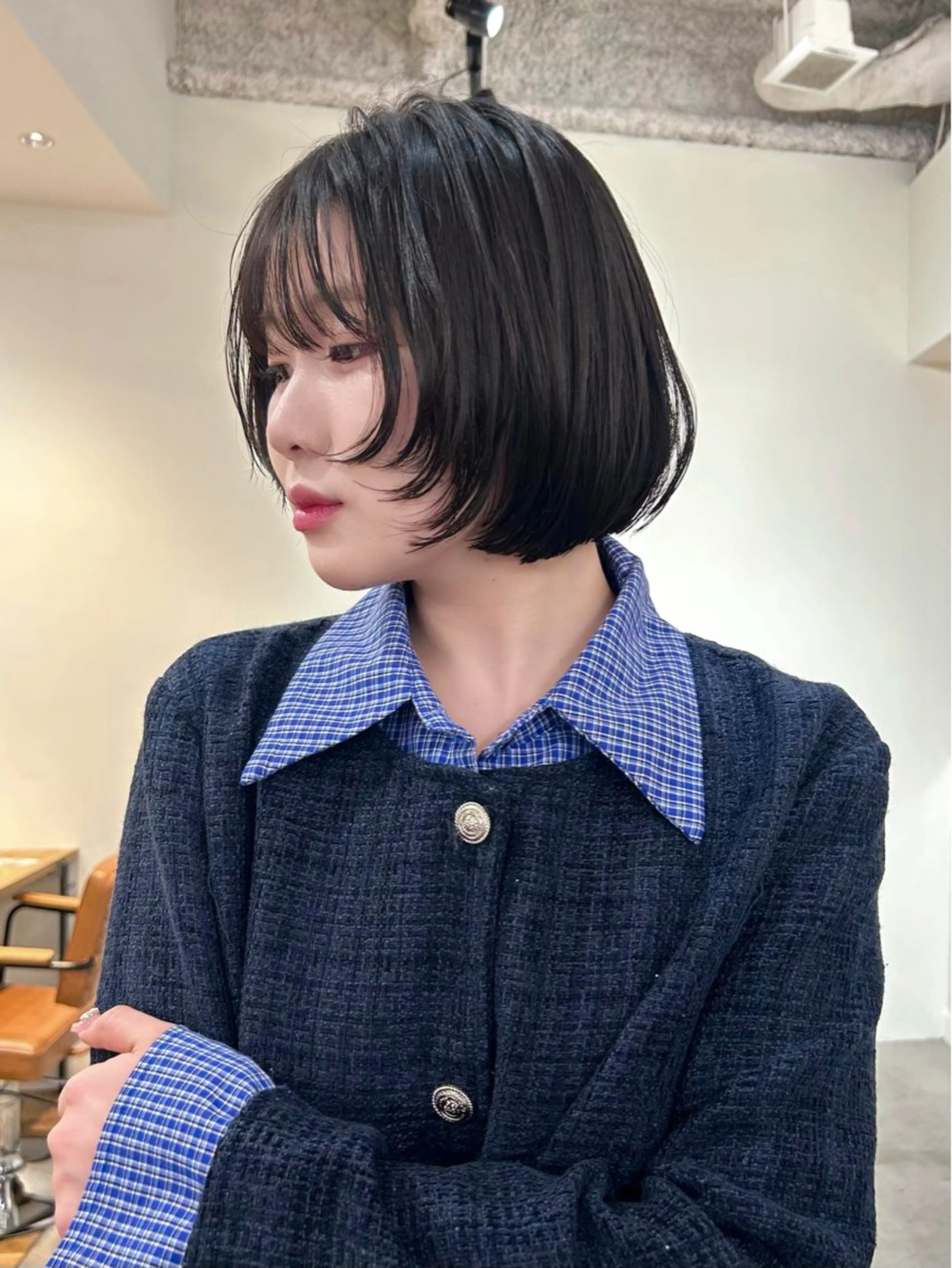 ショート ボブレイヤー ボブ レイヤーカット カット ボブ/レイヤー 大阪梅田/きょうかのヘアスタイル