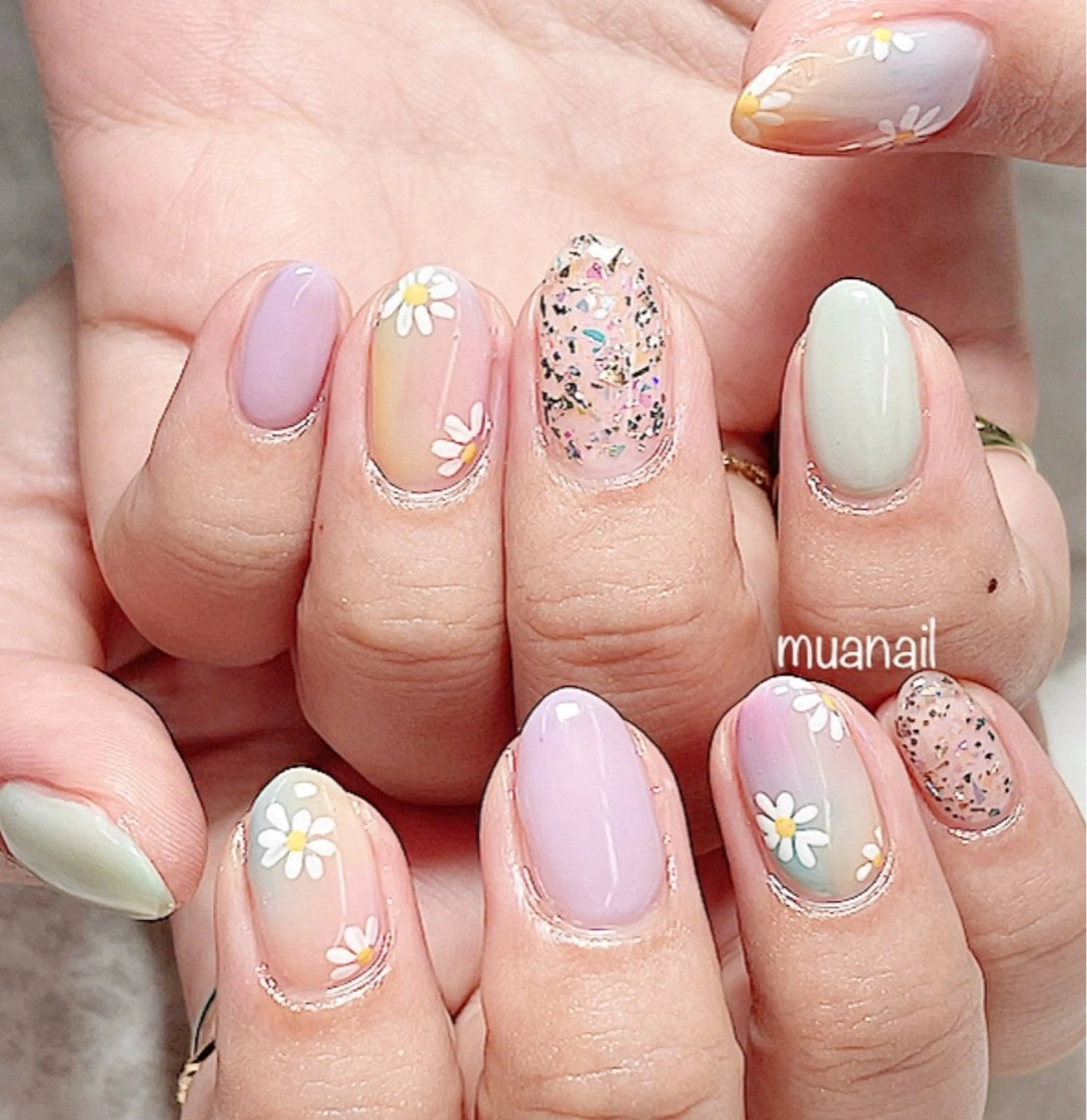 ネイル フラワーネイル ハンドネイル mua nail mikiのネイルデザイン