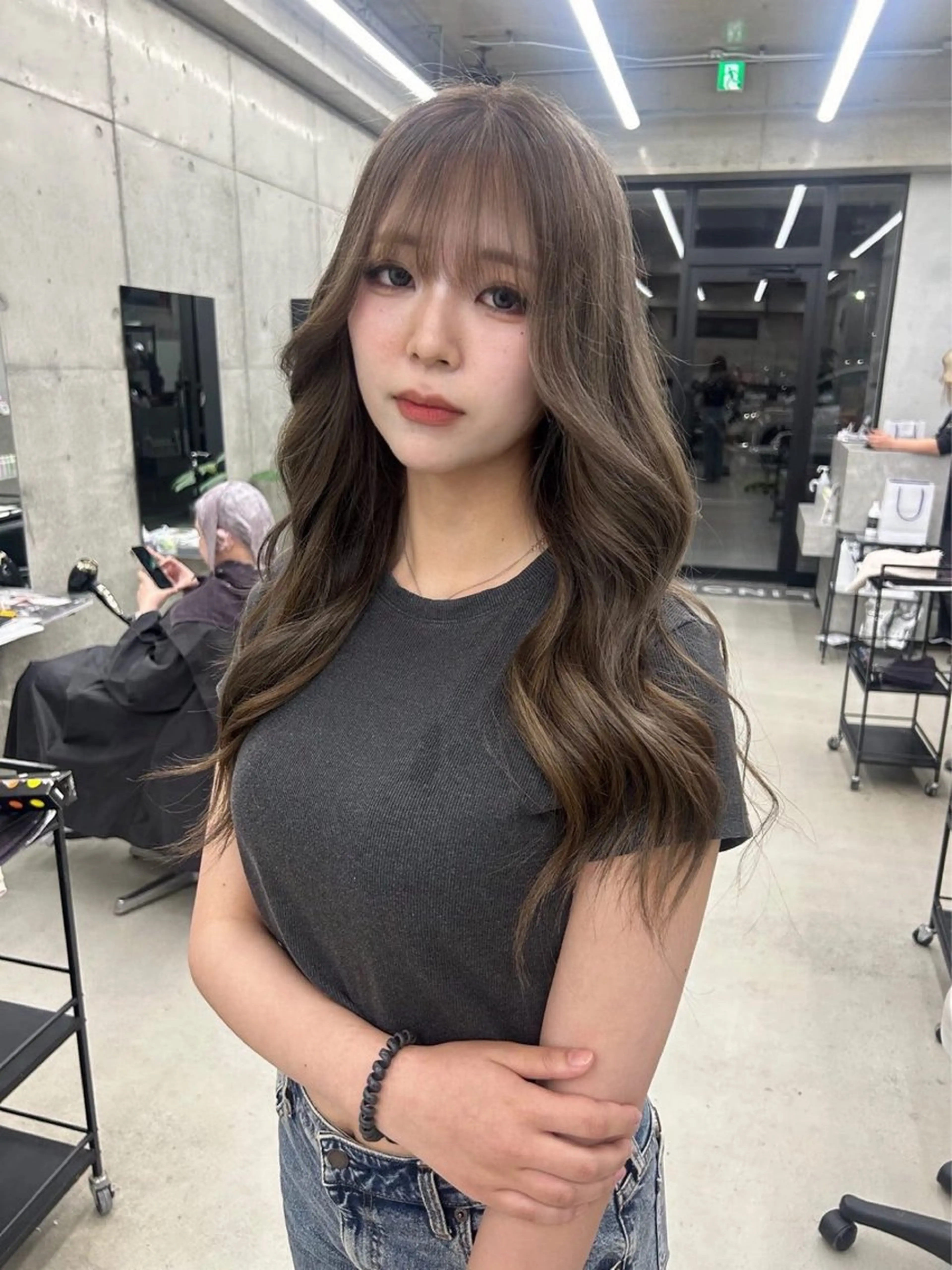 ロング 福田 彩心のヘアスタイル