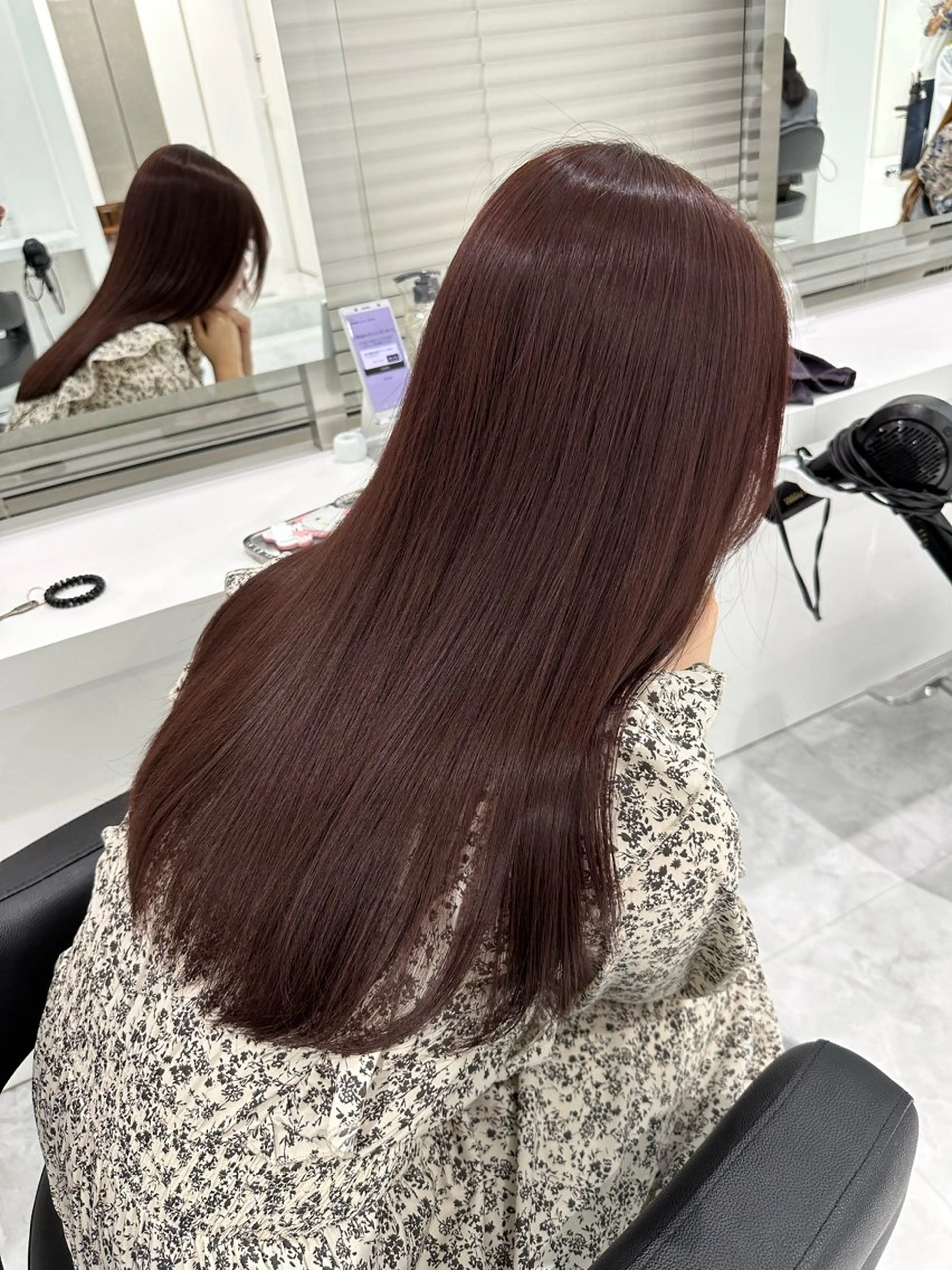 セミロング カラー カット ヘアカラー トリートメント ヘッドスパ ヘアセット ♡上品韓国髪♡ブラ ウン/SAYATOのヘアスタイル