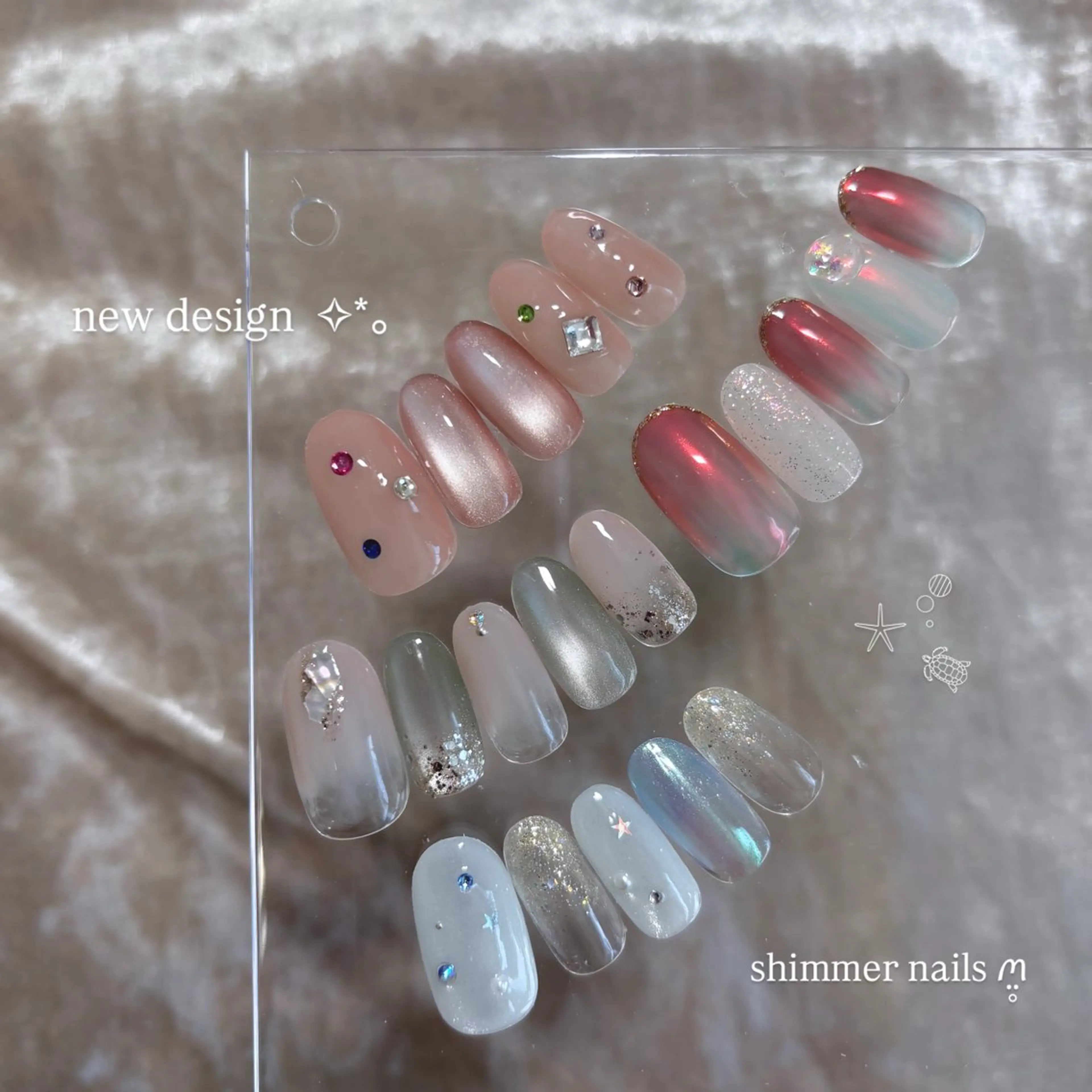 ネイル アートネイル shimmer nailsのネイルデザイン