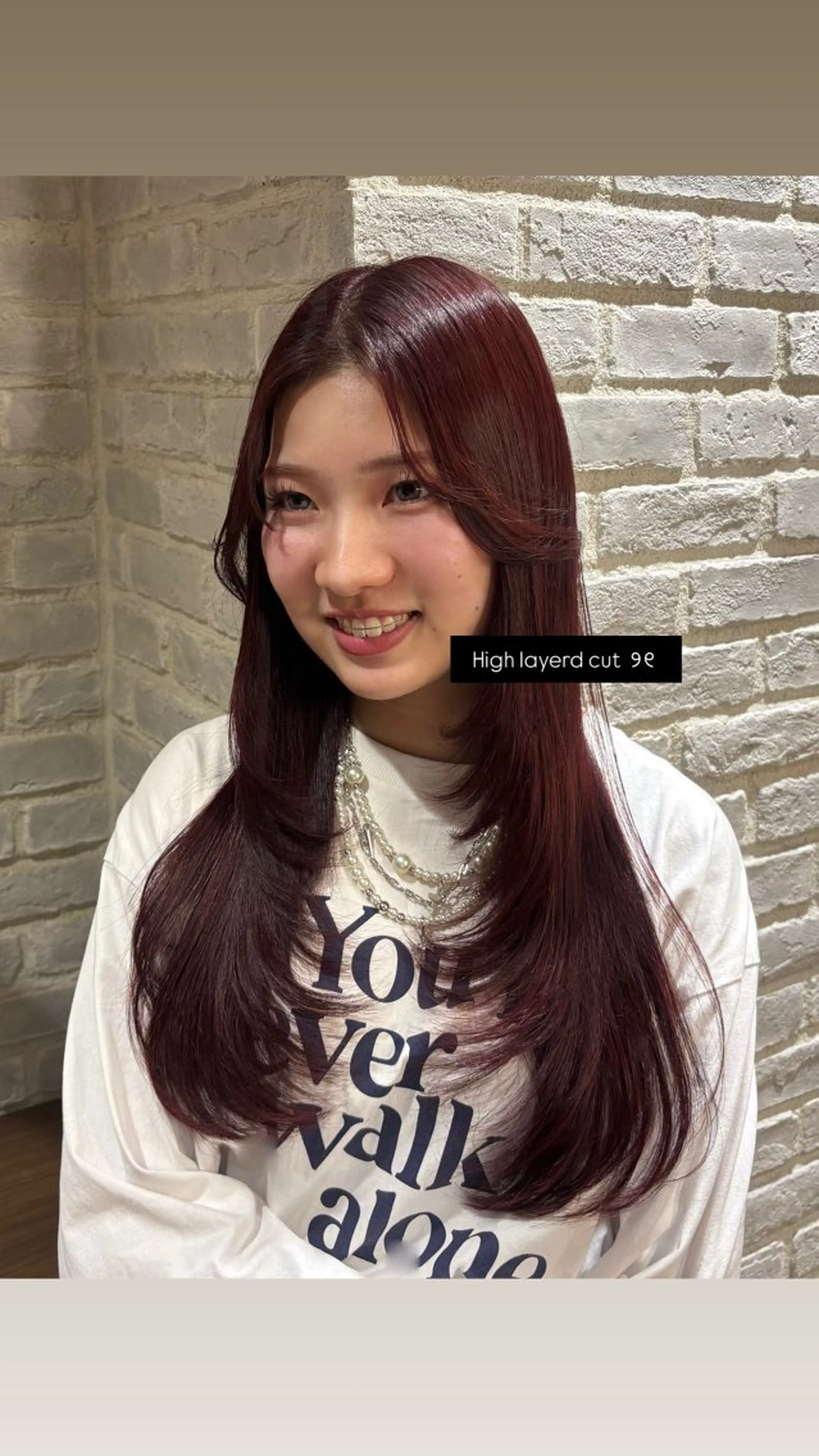 ロング カラー ハイレイヤー レイヤーカット 透明感カラー/ KARENのヘアスタイル