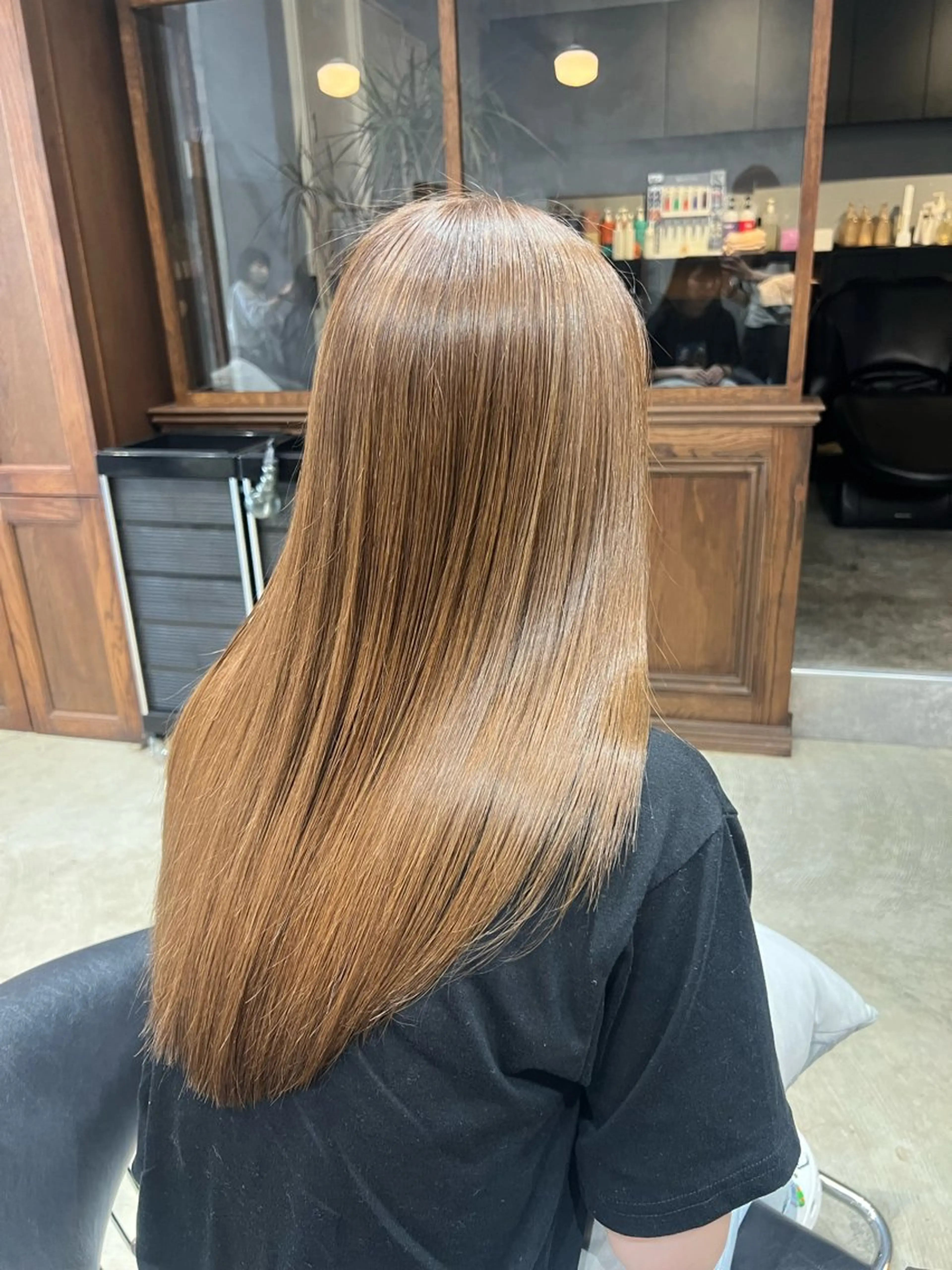 ロング 縮毛矯正/レイヤー 松田空優哉のヘアスタイル