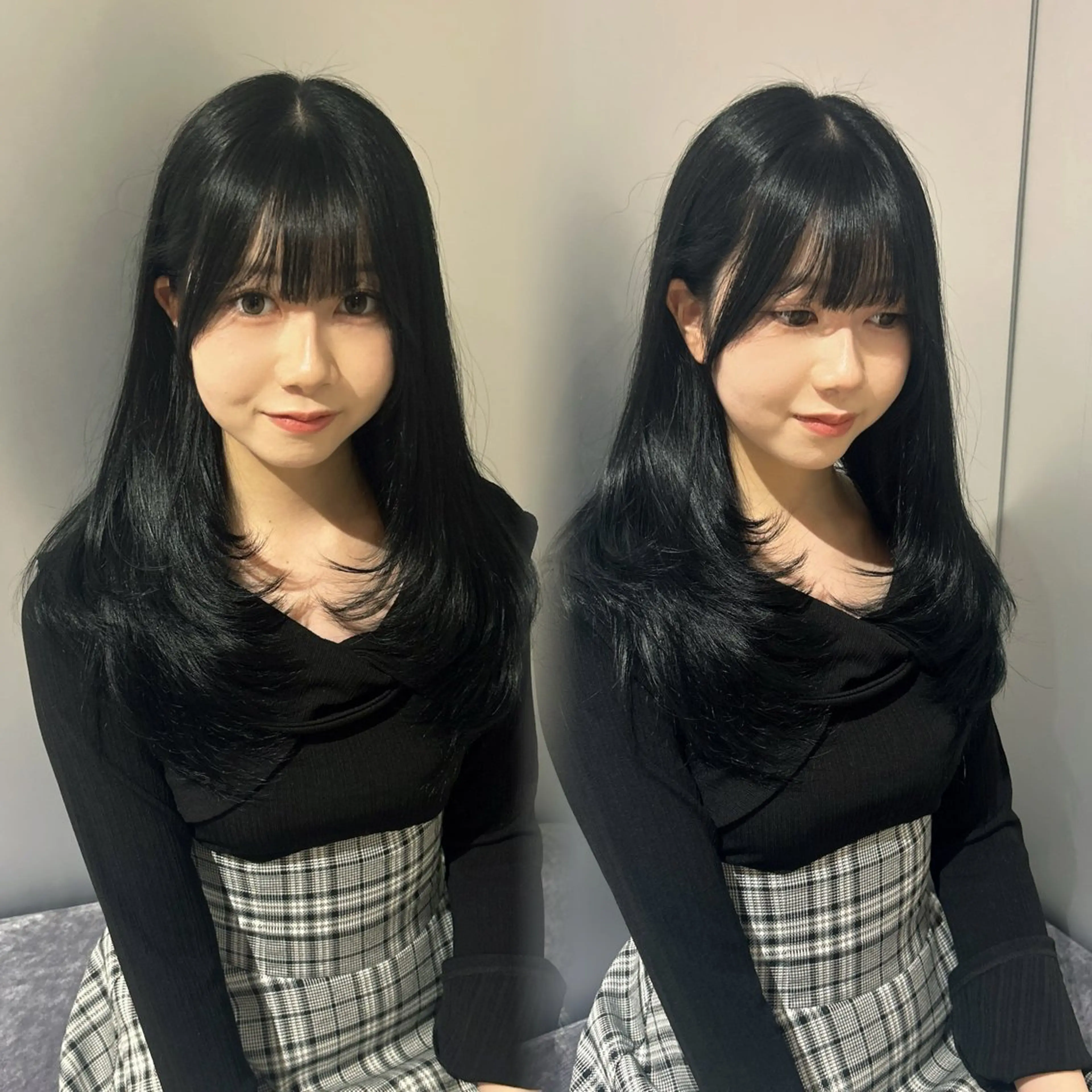 ロング カラー レイヤーカット/ 縮毛矯正🇰🇷早坂のヘアスタイル