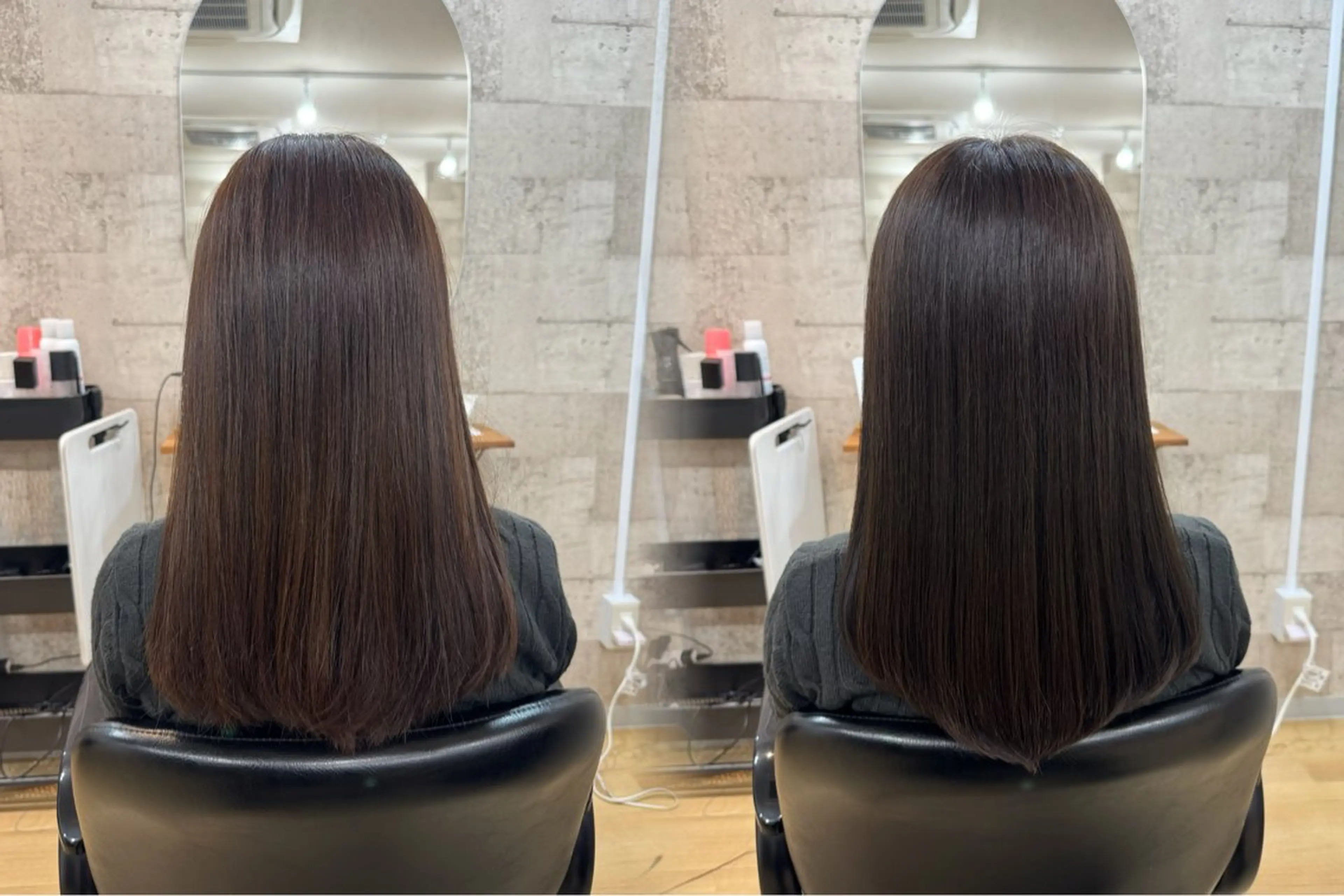ミディアム カット ヘアカラー トリートメント Garden 浅草蔵前のヘアスタイル