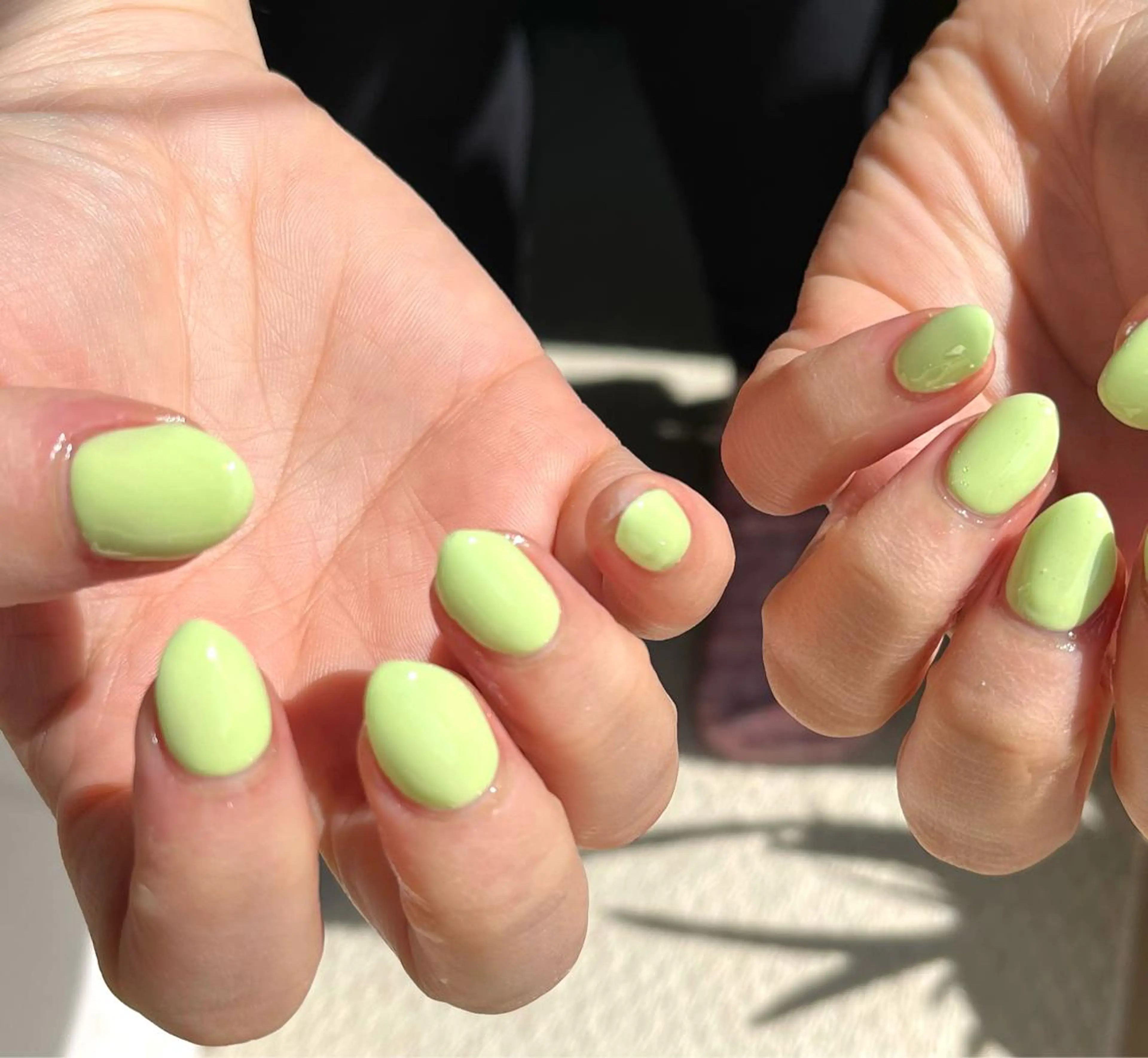 ショート カラー キッズ ネイル ワンカラーネイル 2DY NAIL SALONのネイルデザイン