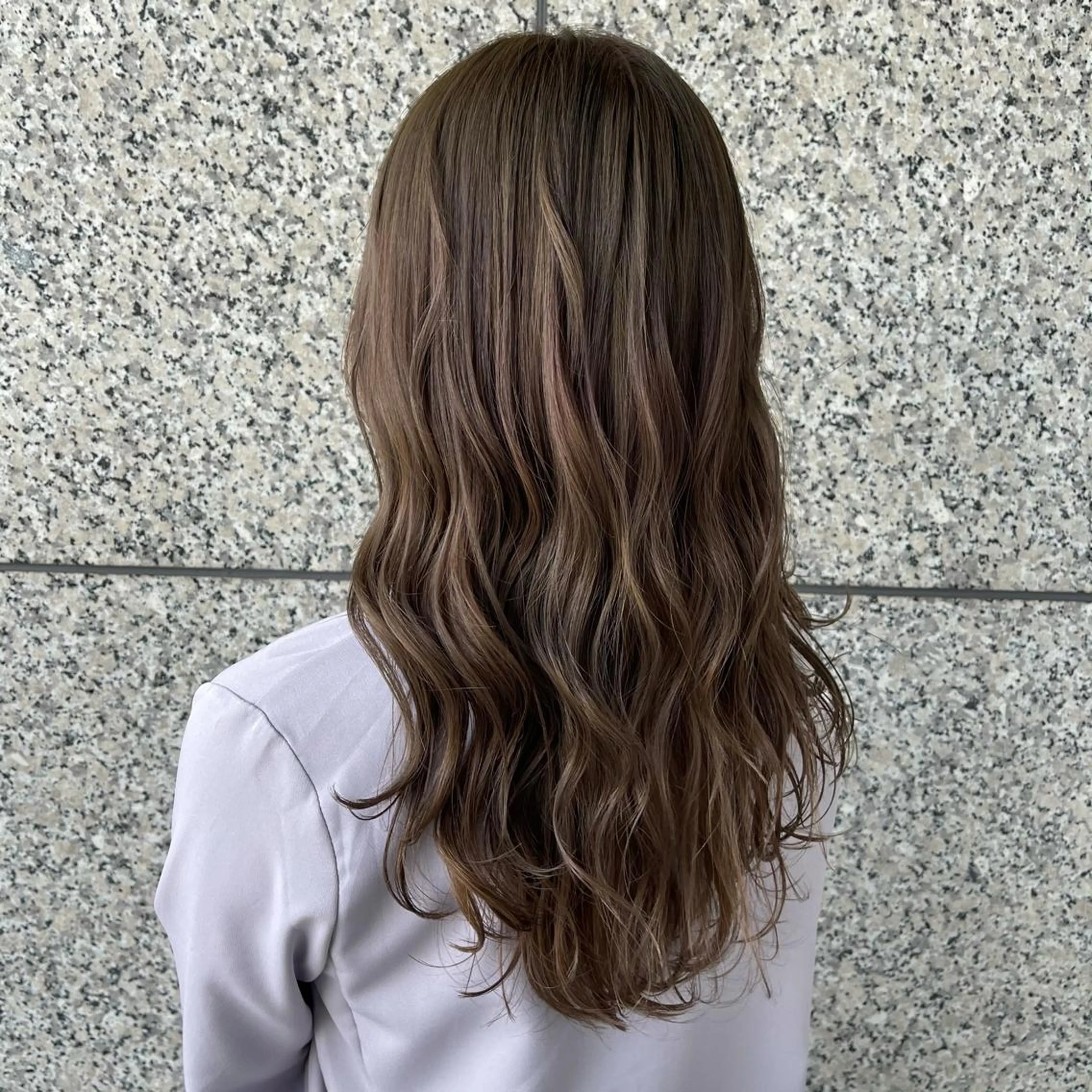 ロング カラー ブリーチ ケアブリーチ ダブルカラー ハイライトカラー イルミナカラー ✂︎透明感カラー特化 /日和優真✂︎のヘアスタイル