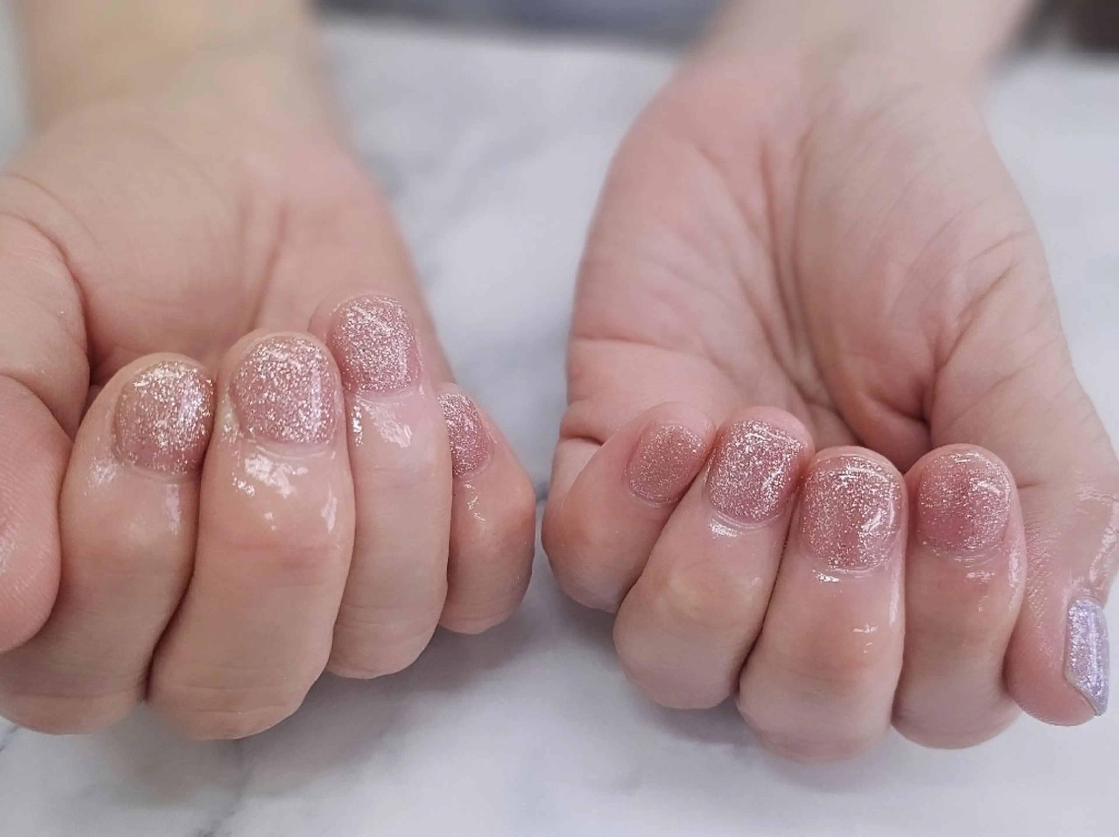 ネイル フラッシュネイル ワンカラーネイル NailSalon LuireYUUNAのネイルデザイン