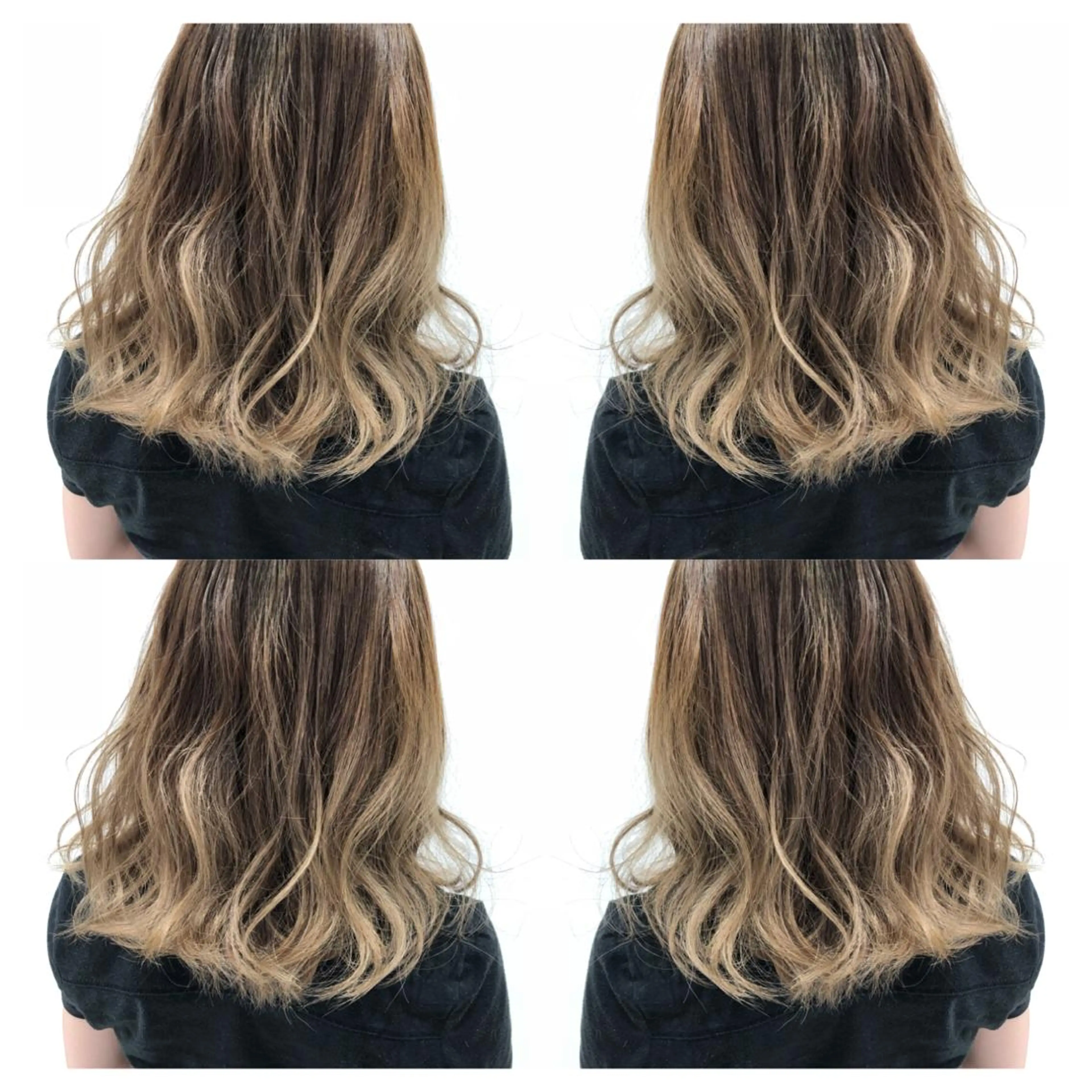 セミロング ハイライト 海外風レイヤーカット 👑店長　平松　由のヘアスタイル