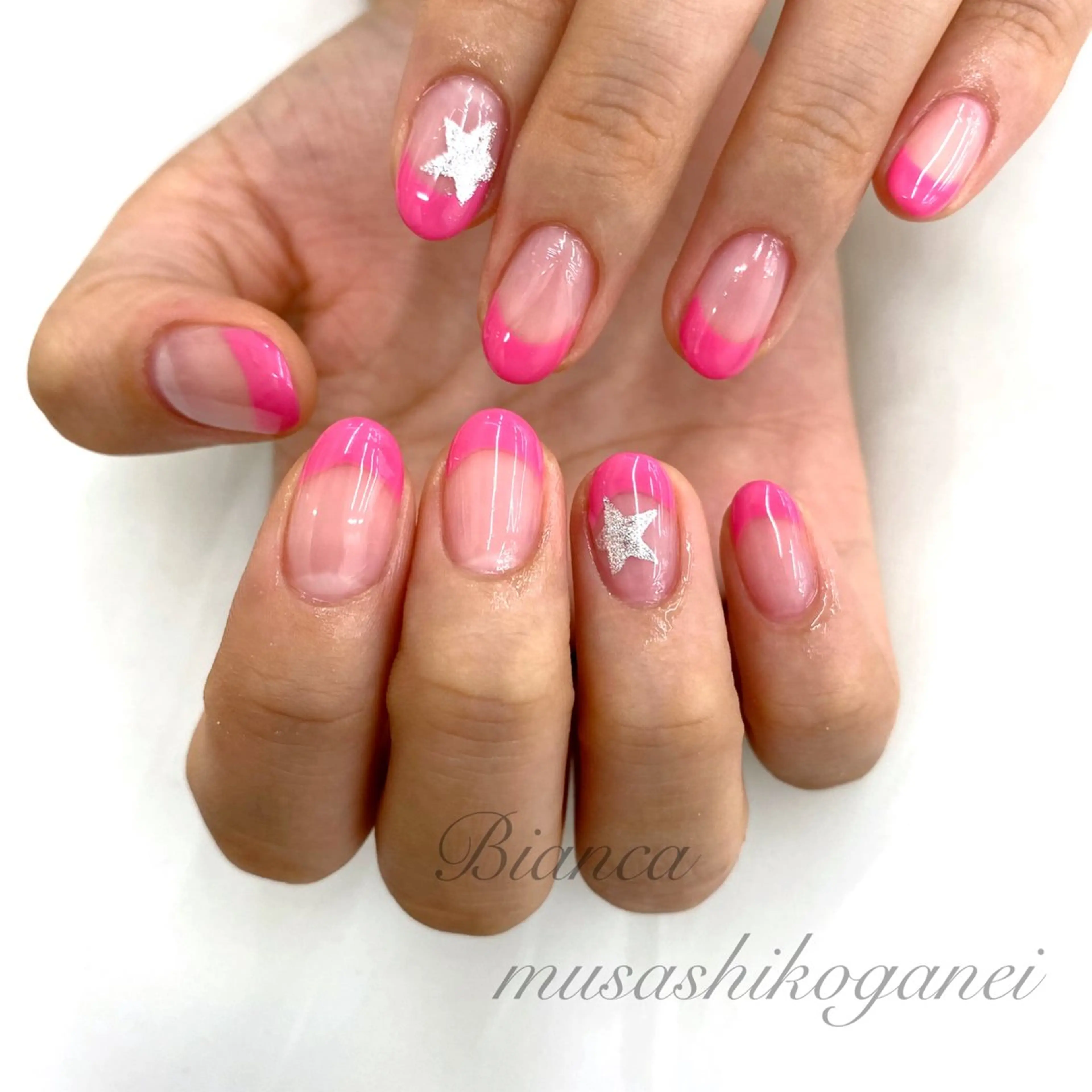 ネイル ハンドネイル Bianca 武蔵小金井　しぎはらのネイルデザイン