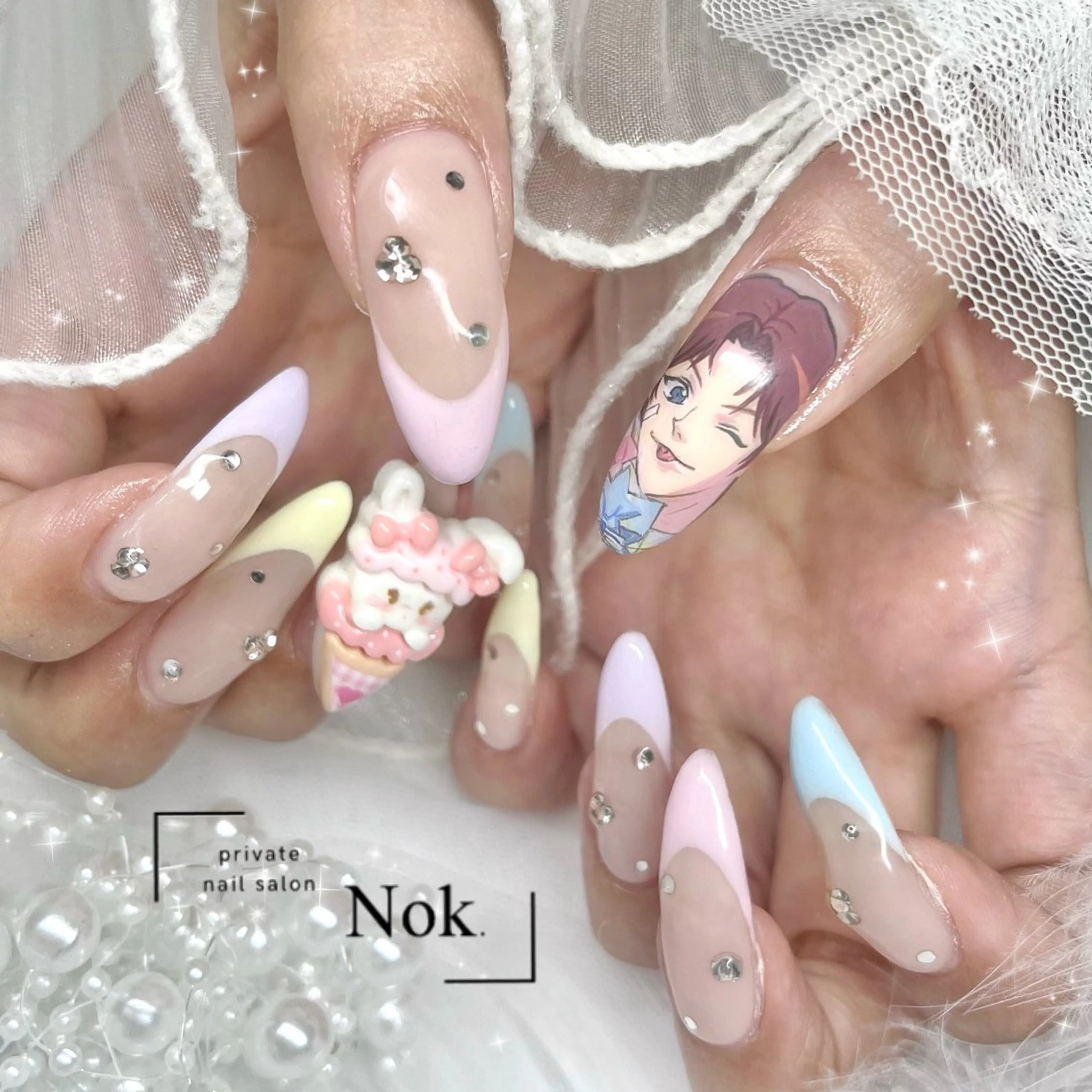 ネイル ハンドネイル 池袋痛ネイル Nok. 渡辺のネイルデザイン