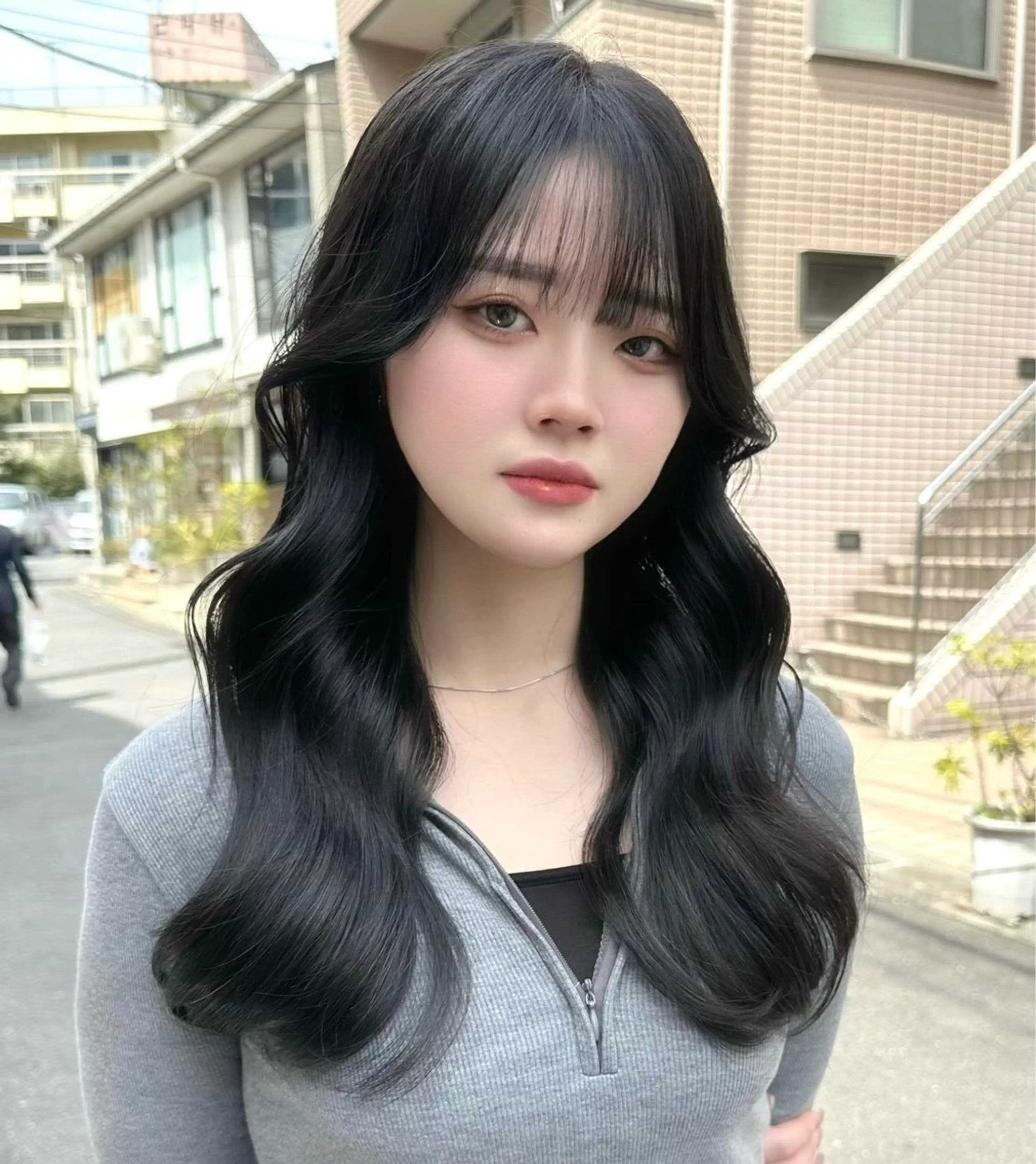 ロング カラー ヘアカラー トリートメント ヘッドスパ 韓国系レイヤー特化 hiroのヘアスタイル