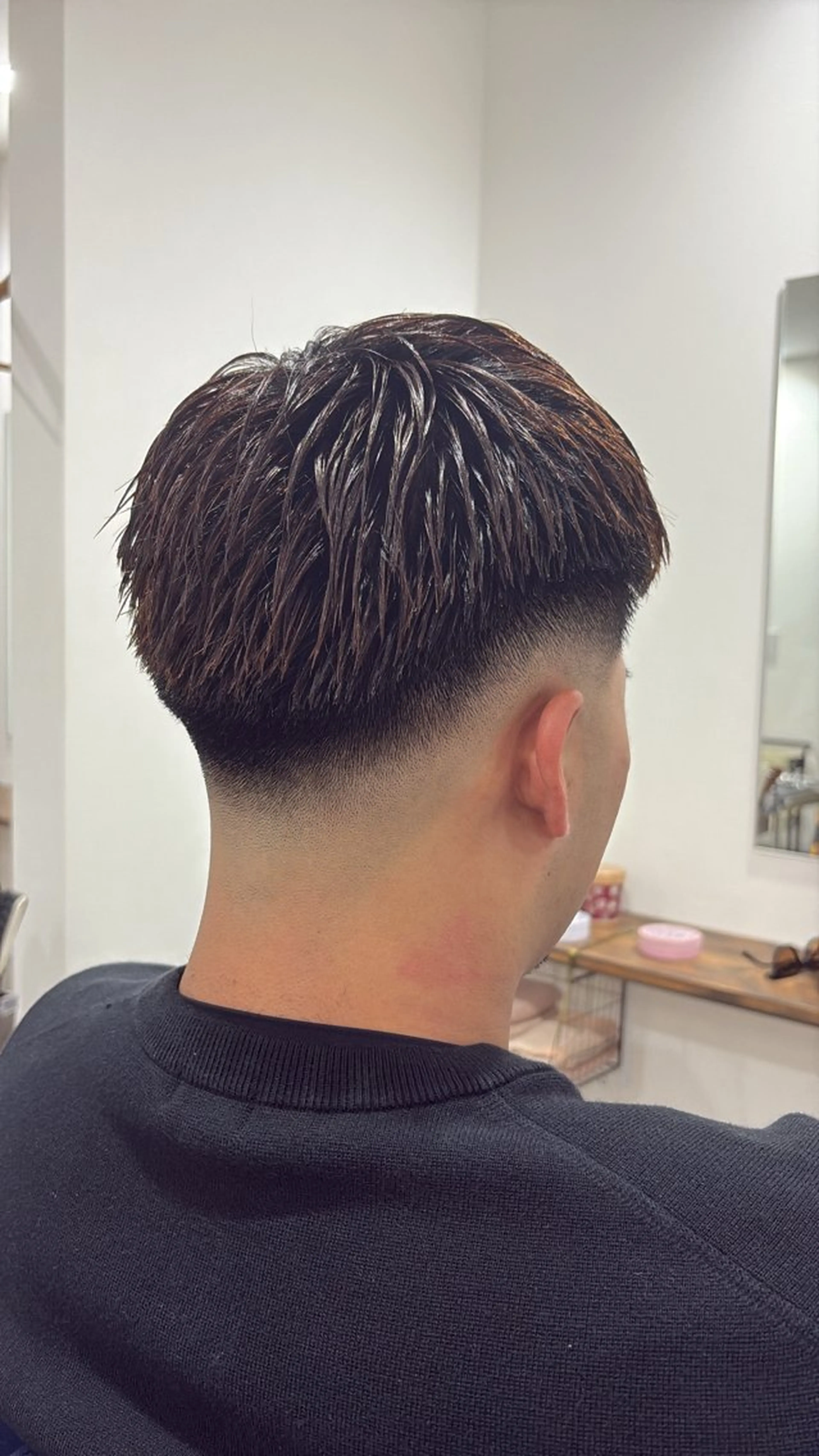 ショート メンズ フェードカット 野田 優真のヘアスタイル