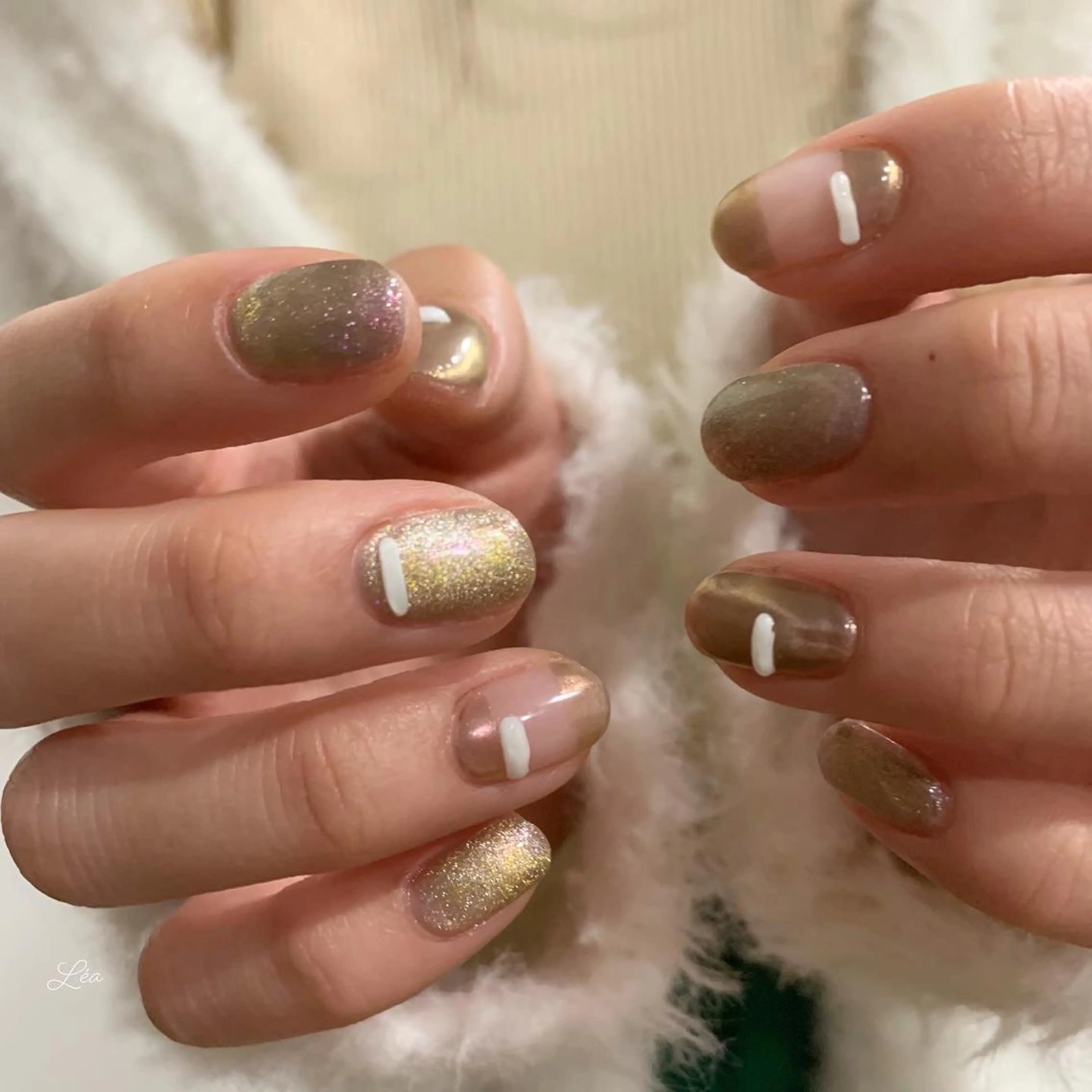 ネイル ジェルネイル 持ち込み パラジェル ソフトジェル Léa nailのネイルデザイン