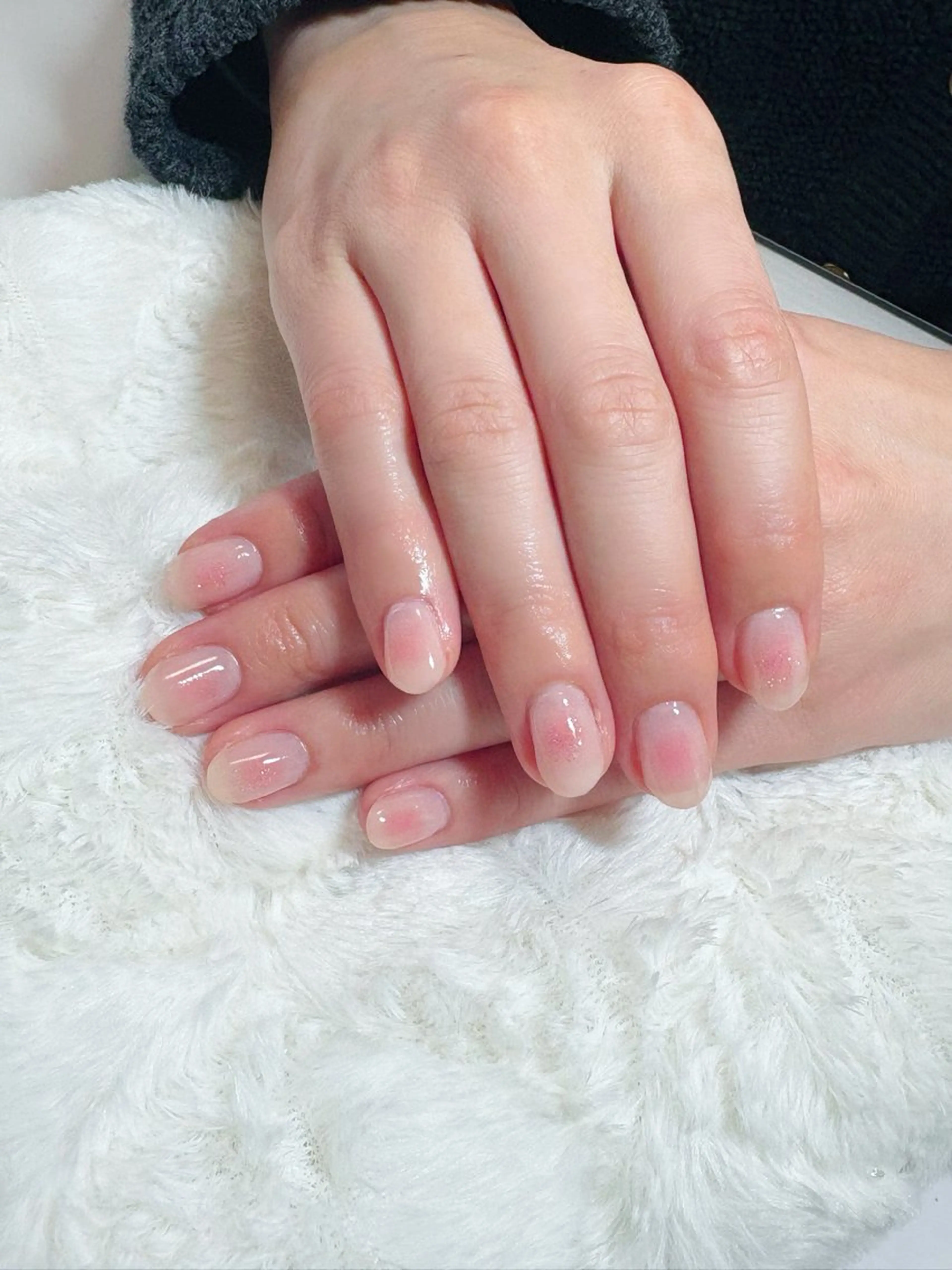 ネイル チークネイル シンプルネイル non nail ⭐︎のネイルデザイン
