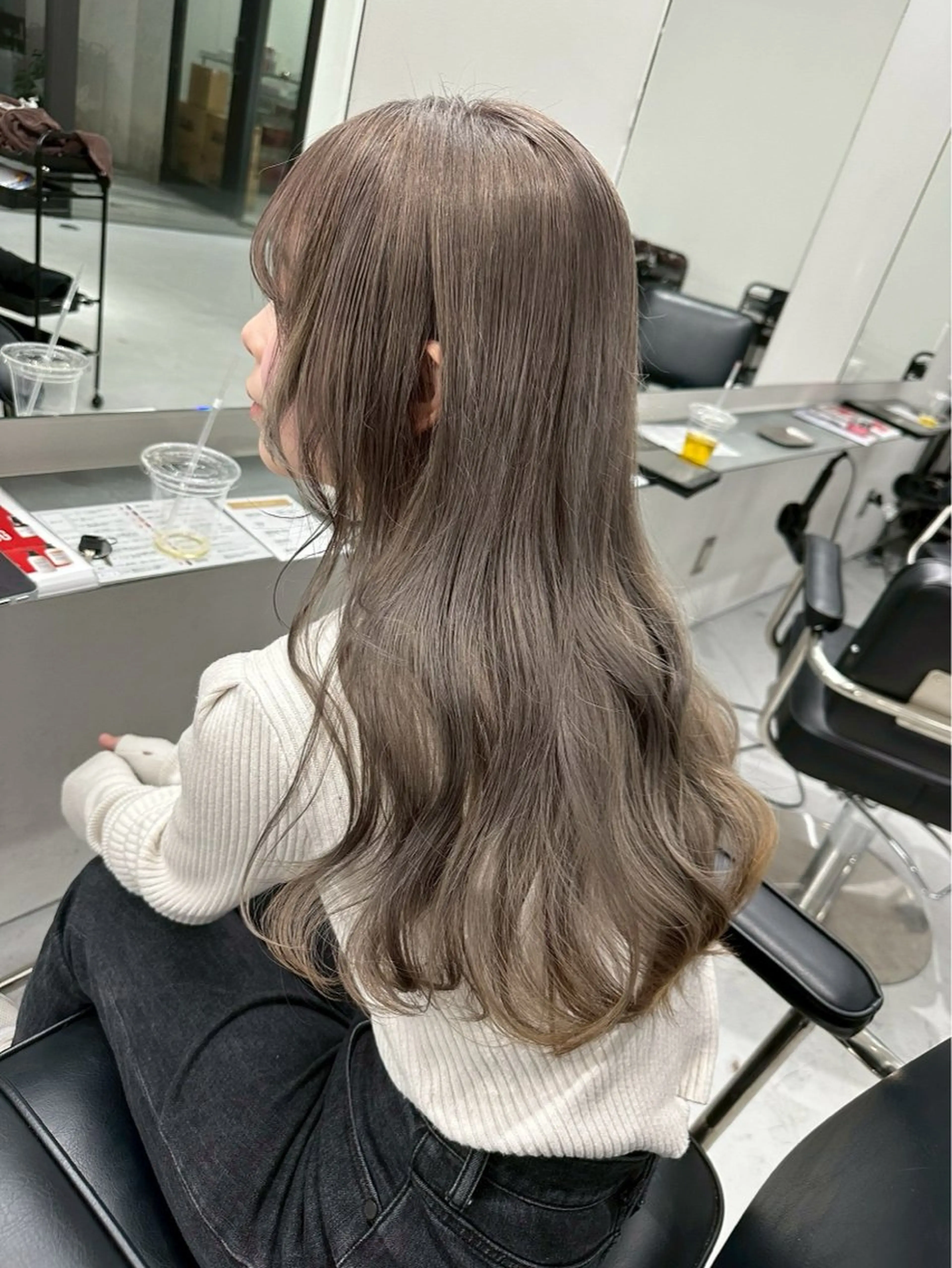 ロング カラー カラーモデル募集中 /新潟万代/かこ🩵のヘアスタイル