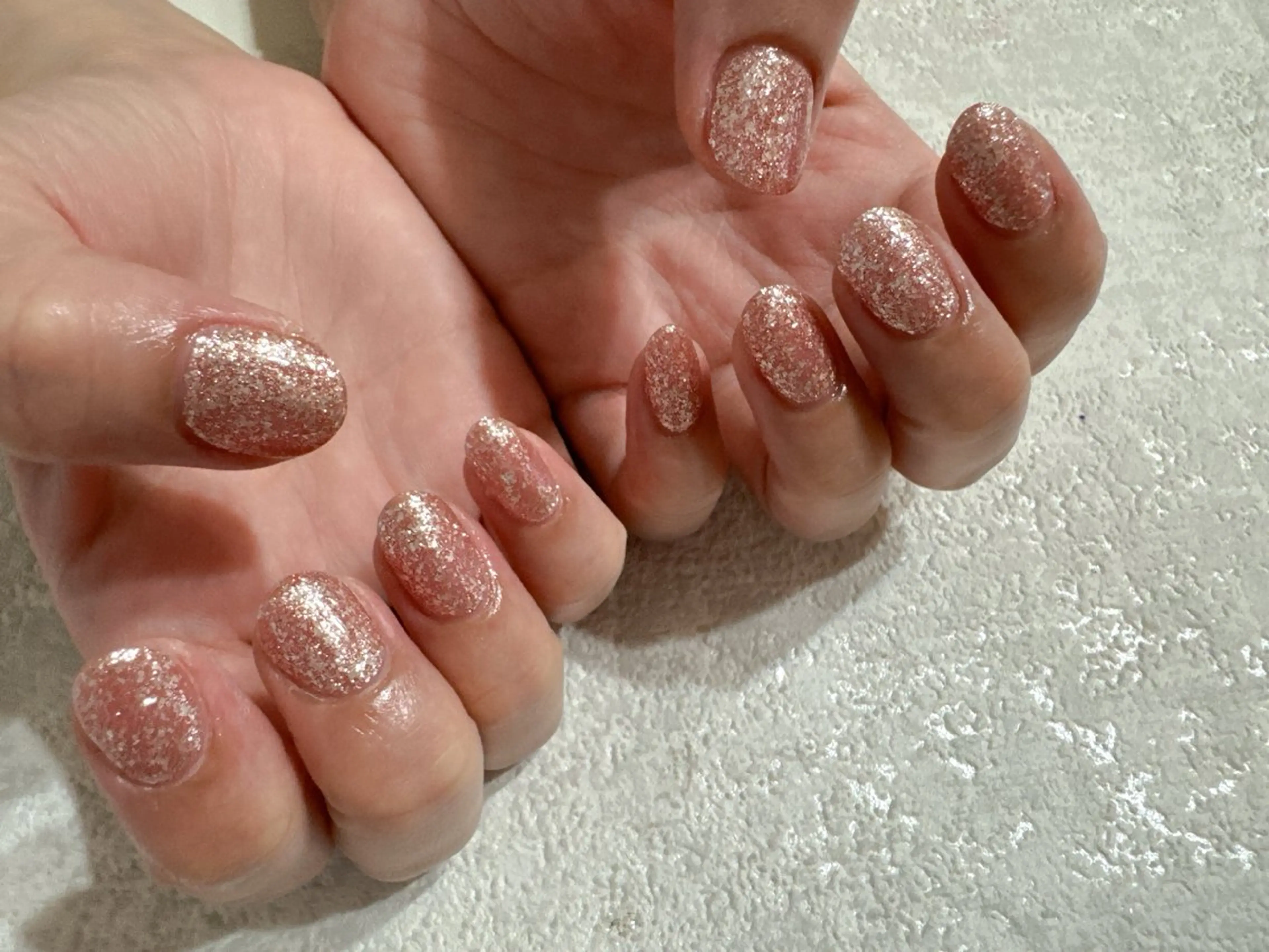 ネイル フットネイル ジェルネイル キラキラネイル ラメ(グリッター) パラジェル kikinail 溝の口のネイルデザイン