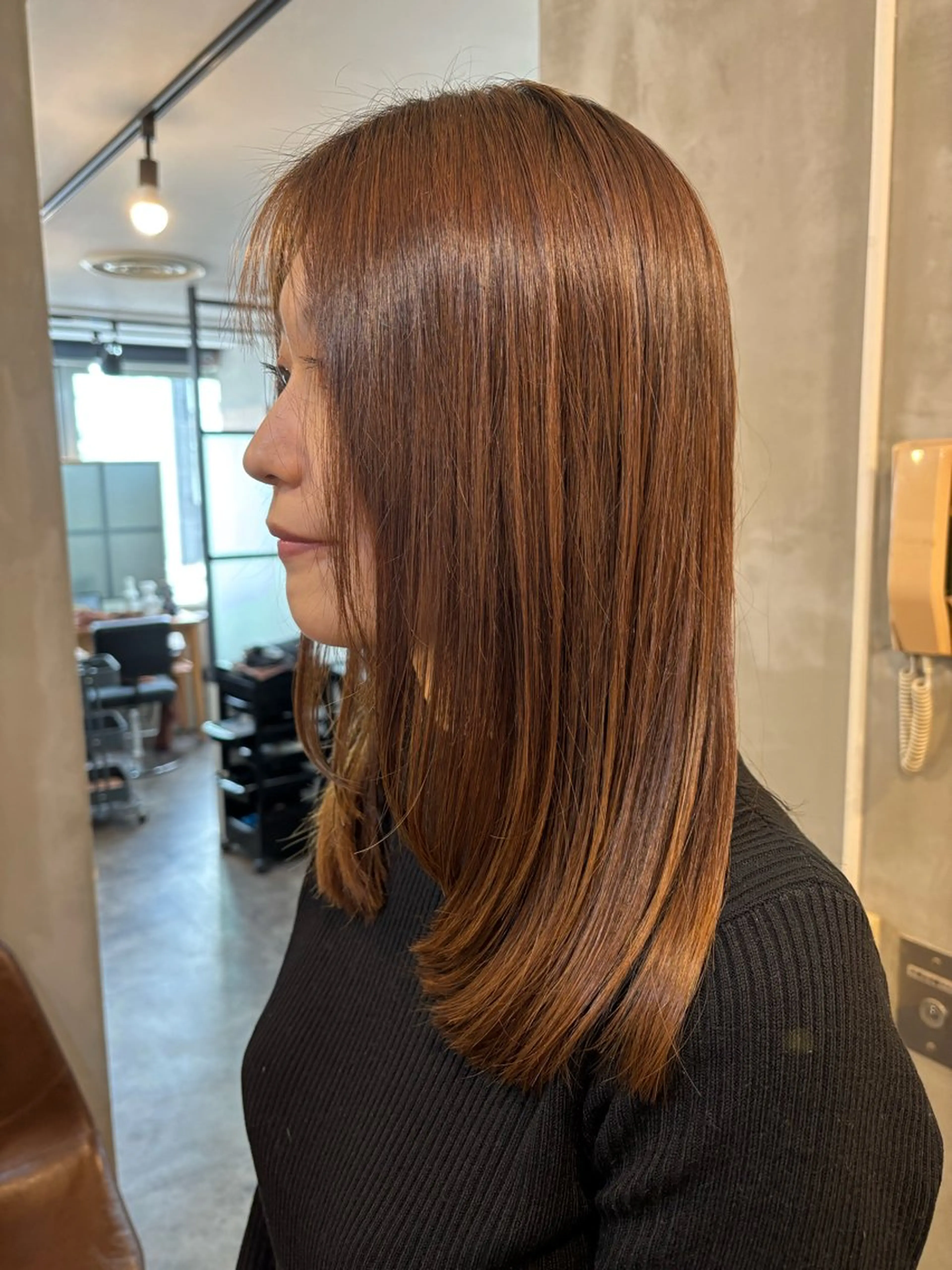 ミディアム 磯野 成基のヘアスタイル