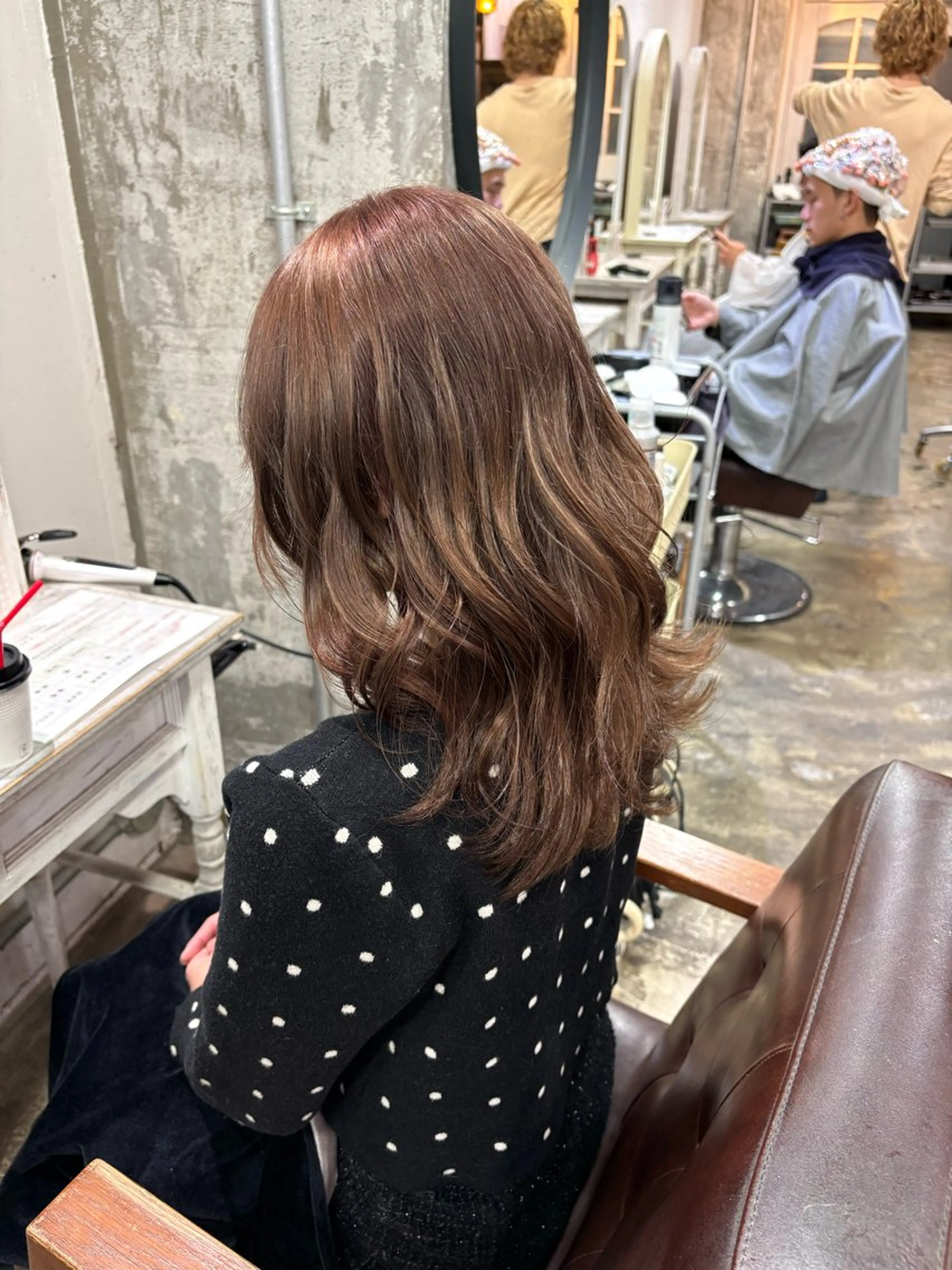 ミディアム ヘアカラー 福岡美容室ハイトーン koudaiのヘアスタイル