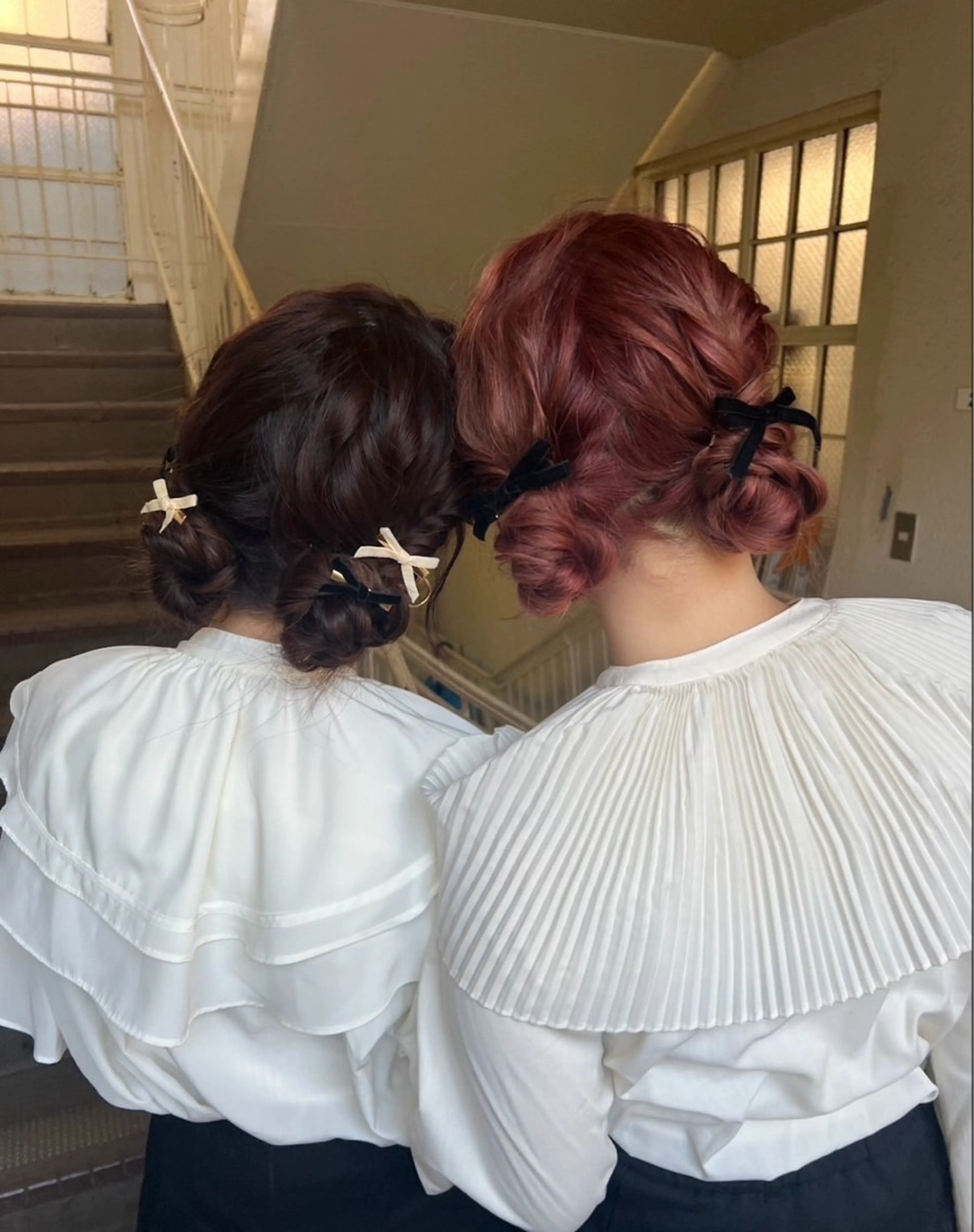 【🩶イベント前に🩶】ハーフアップ、推し活ヘア、ハーフツイン(#ヘアセット/韓国風/ )の写真