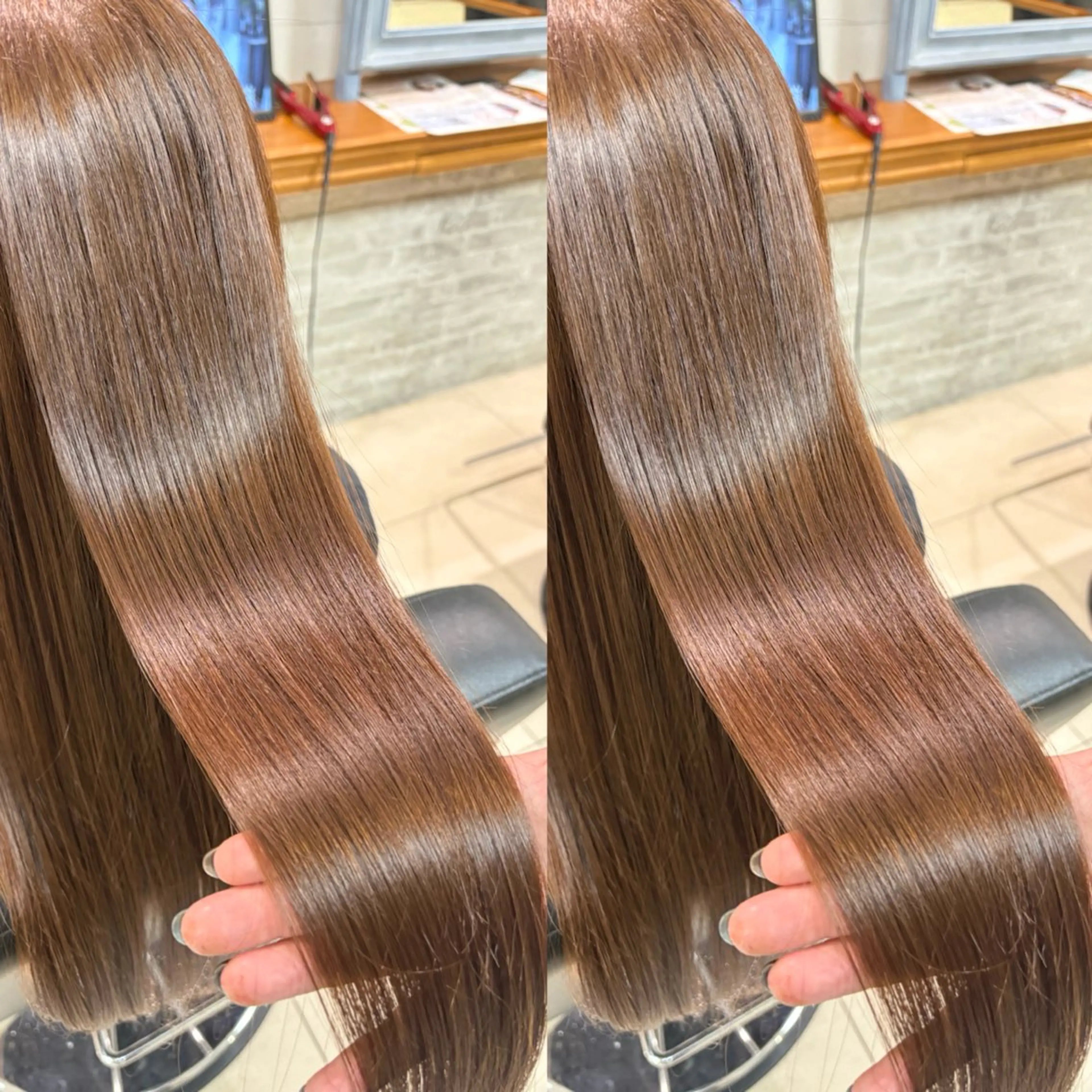 【最上級のツヤ✨️】髪質改善トリートメント+毛穴洗浄炭酸ヘッドスパ付きの写真