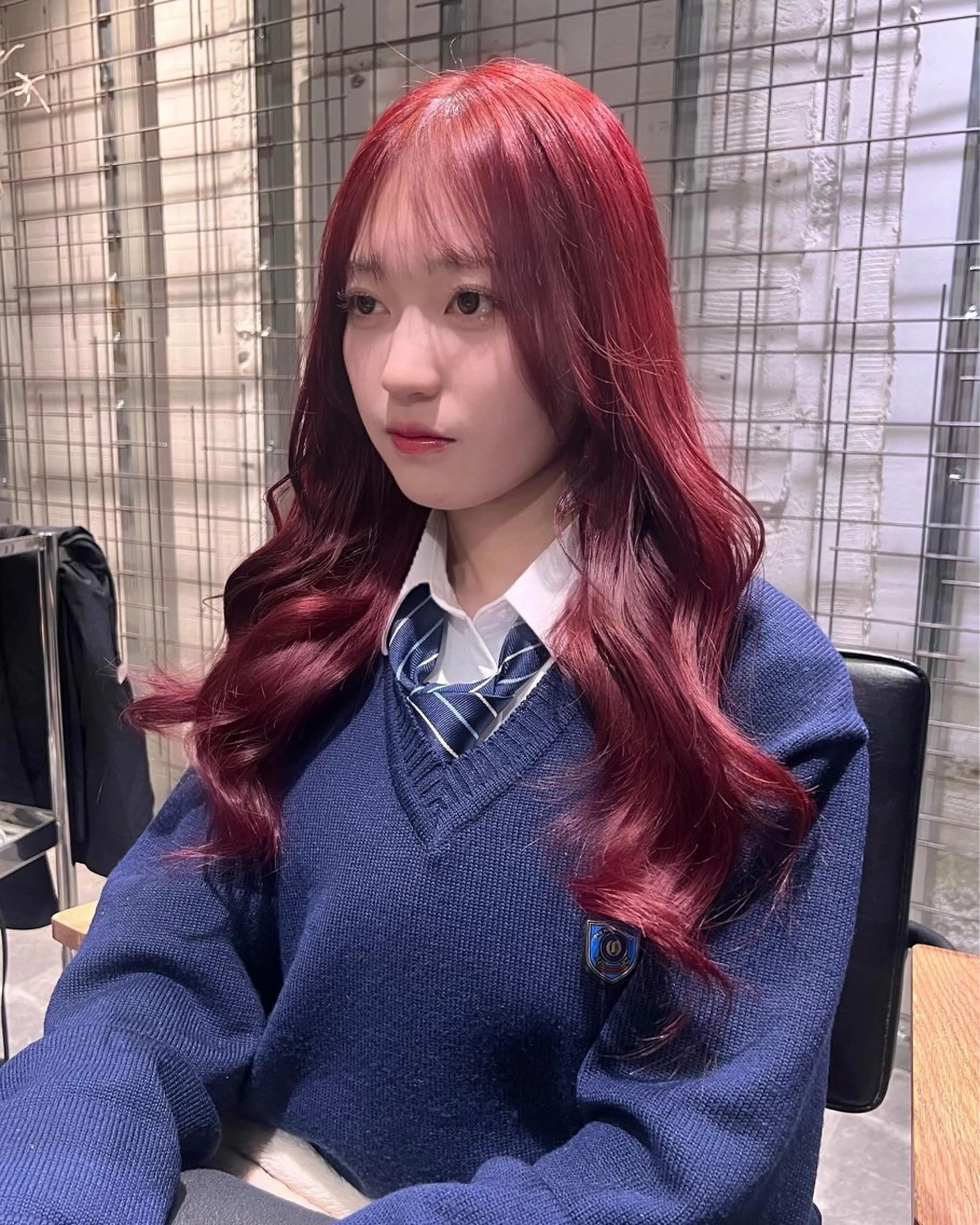 カラー AYANE 韓国ヘア /レイヤーカットのヘアスタイル