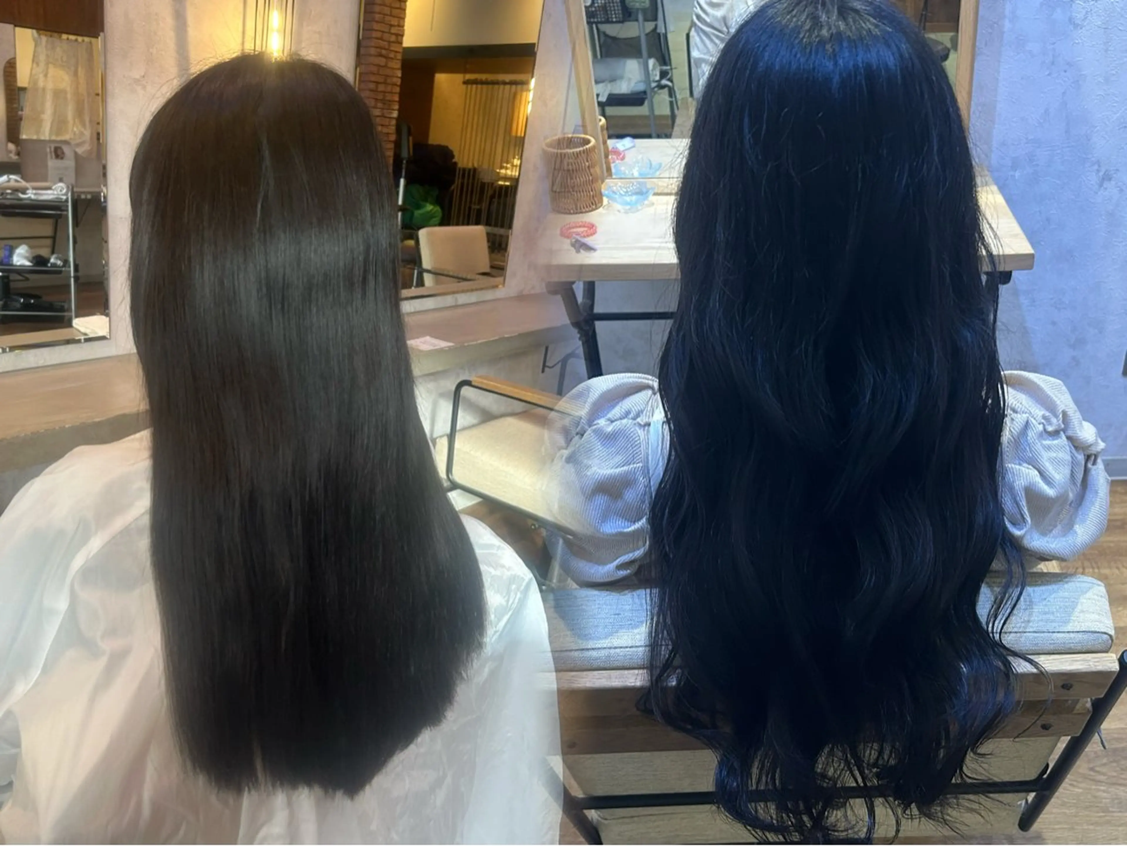 ロング カット 尾崎 恭子のヘアスタイル