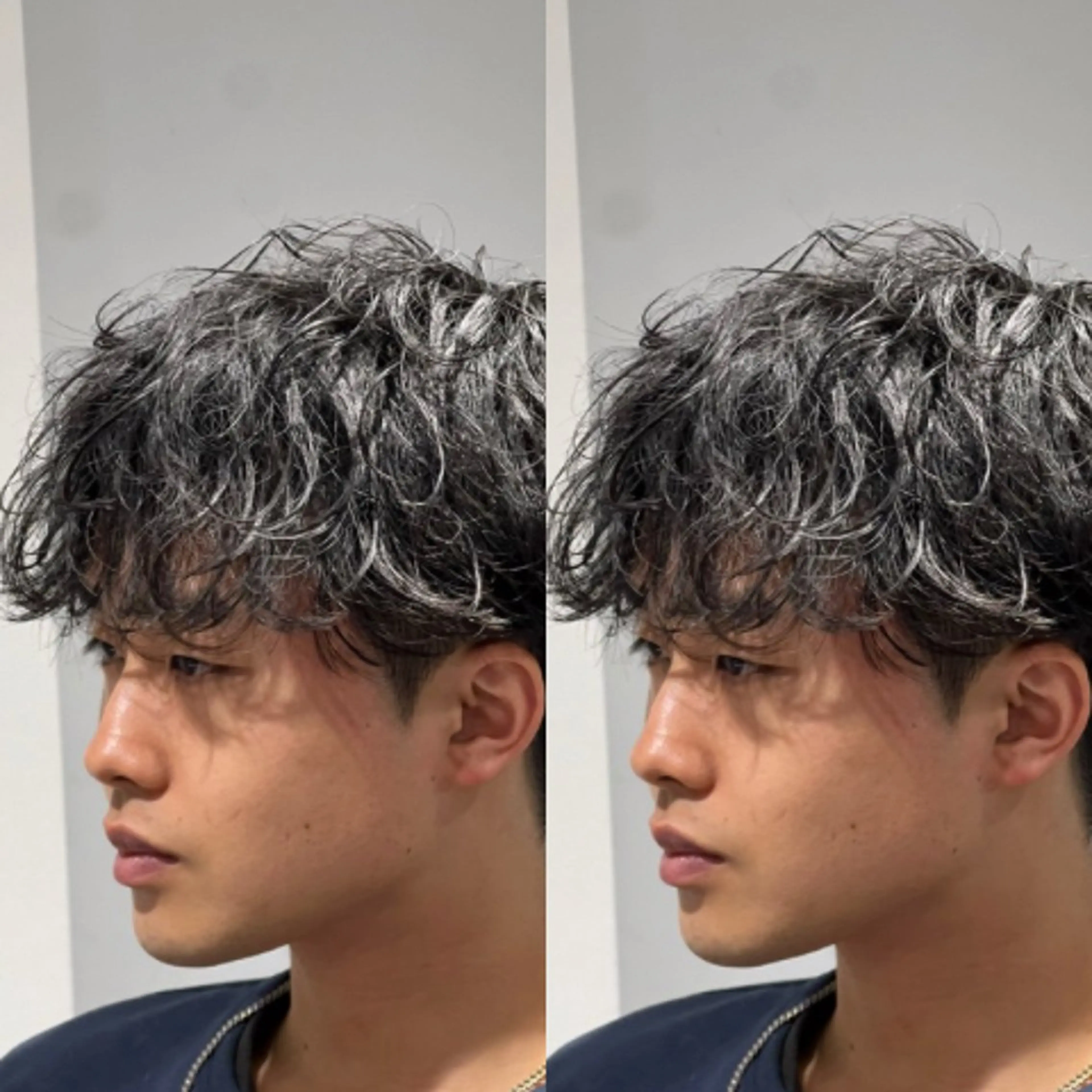 パーマ メンズ メンズパーマ カット パーマ ulus kobe 藤枝大地のヘアスタイル