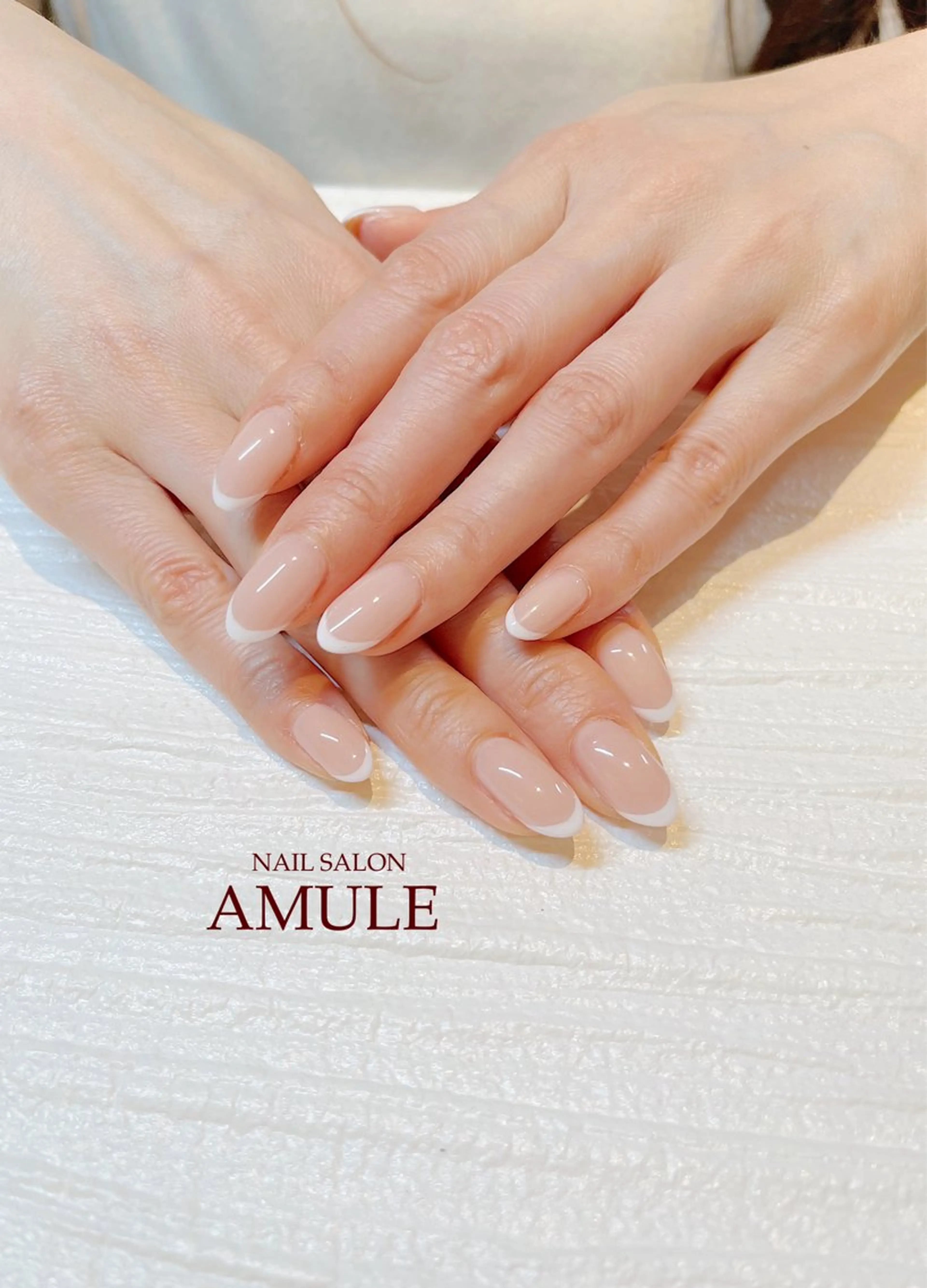 ネイル フレンチネイル ワンカラーネイル ハンドネイル NAILSALON AMULEのネイルデザイン
