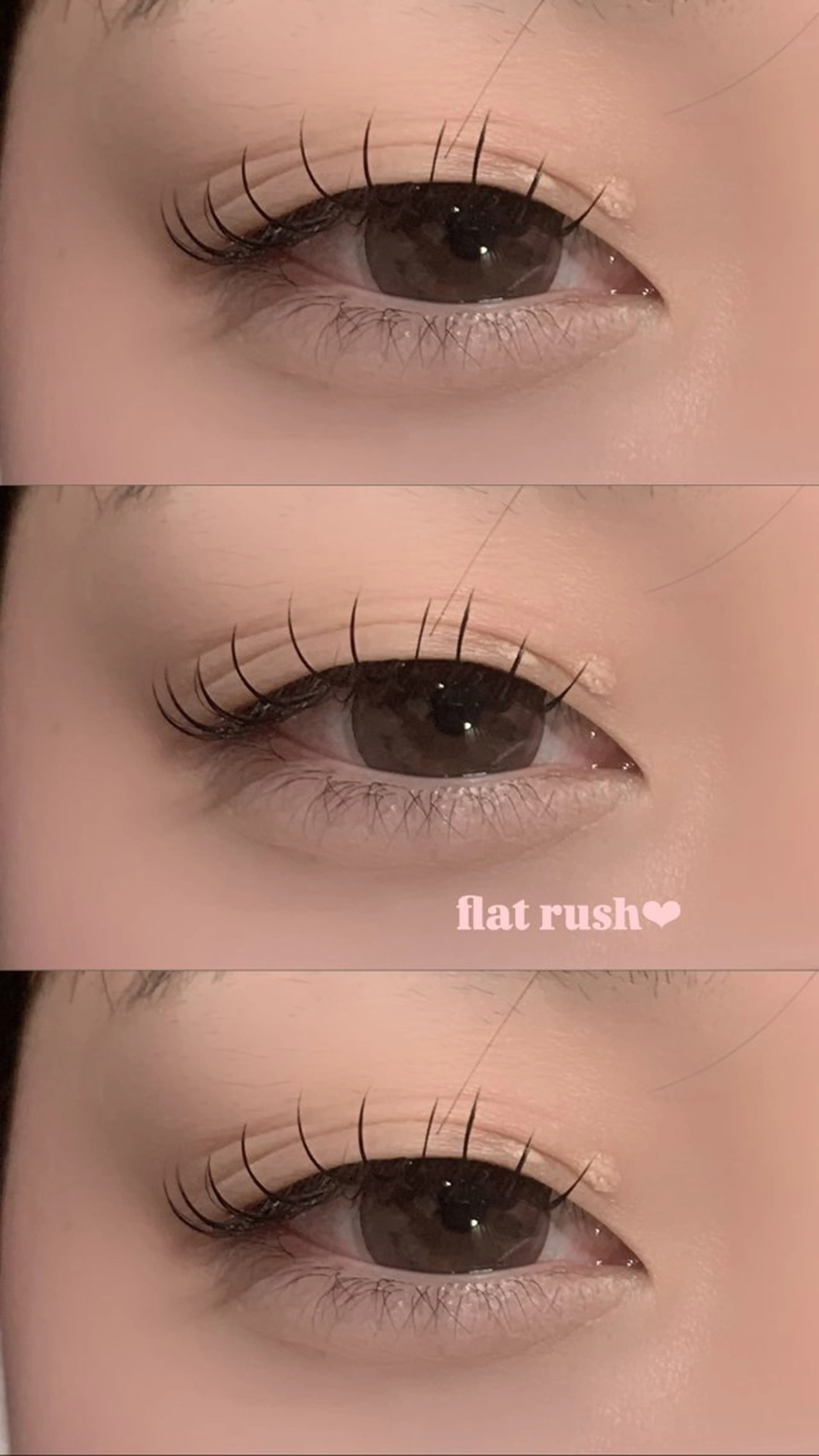 フラットラッシュ80本（オフなし）の写真