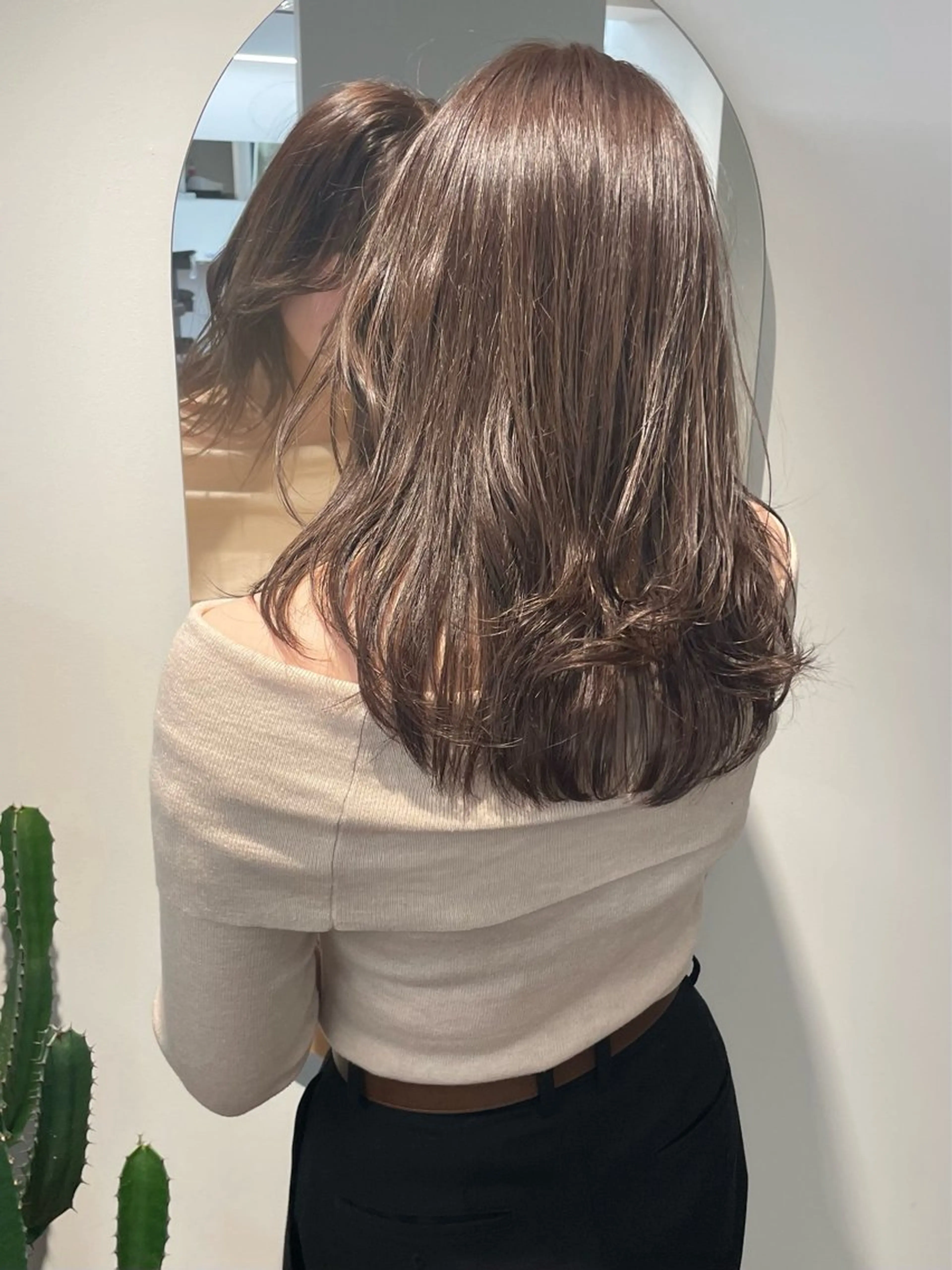 【人気No.3】カット+ブリーチなしダブルカラーの写真