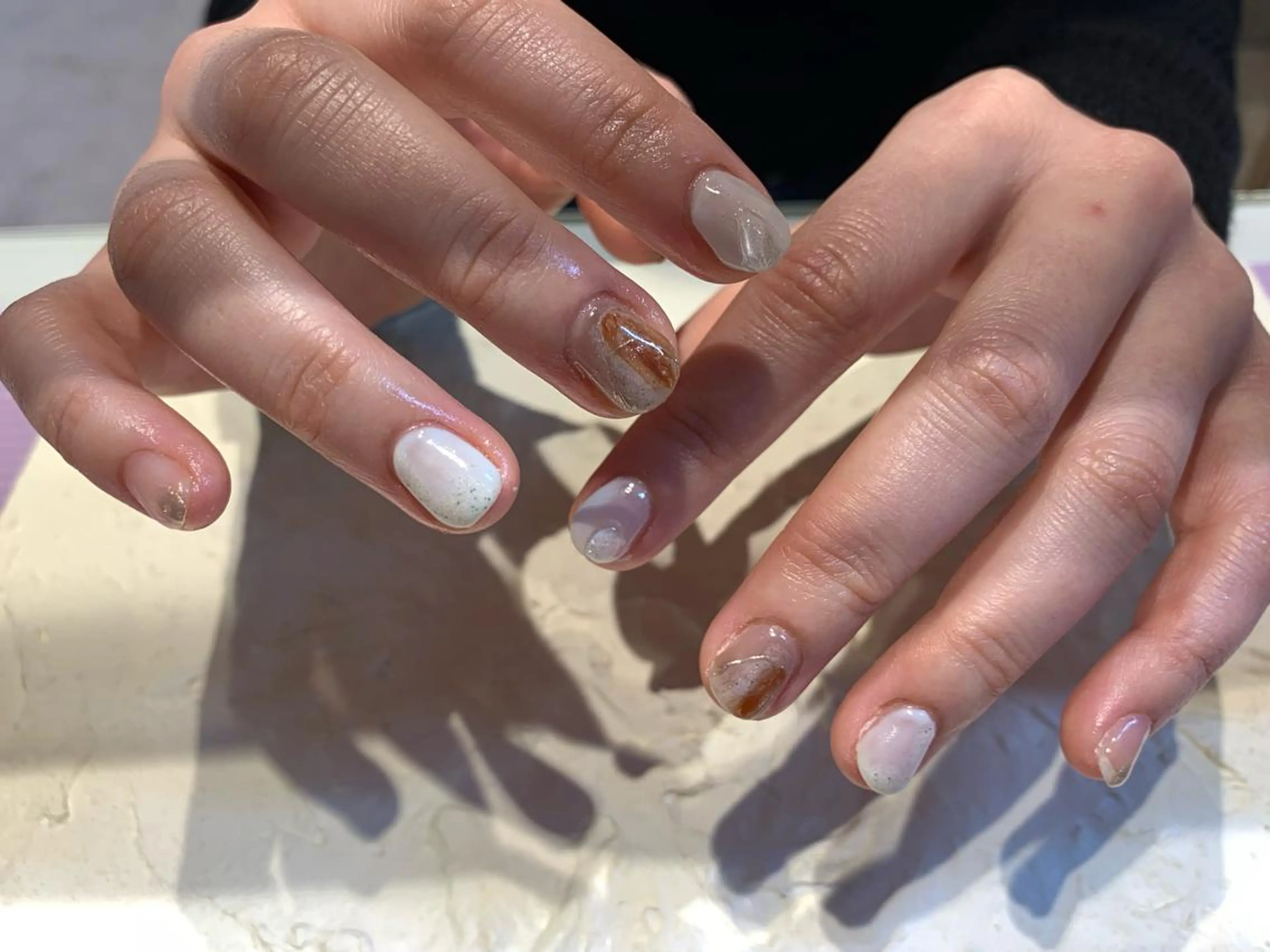 ネイル ニュアンスネイル マキノ ユイのネイルデザイン