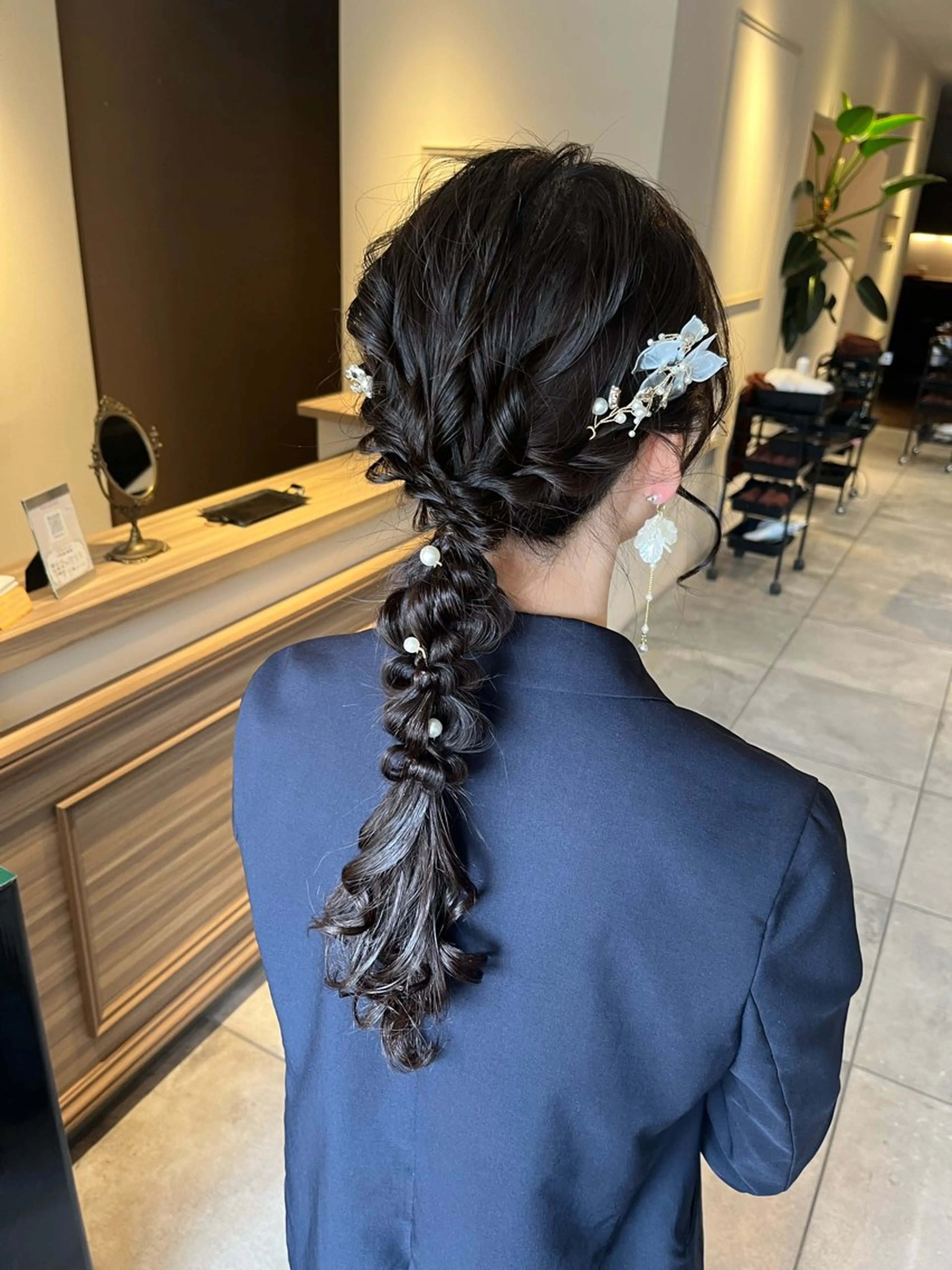 ロング ヘアアレンジ ヘアセット 川越 輝梨奈のヘアスタイル