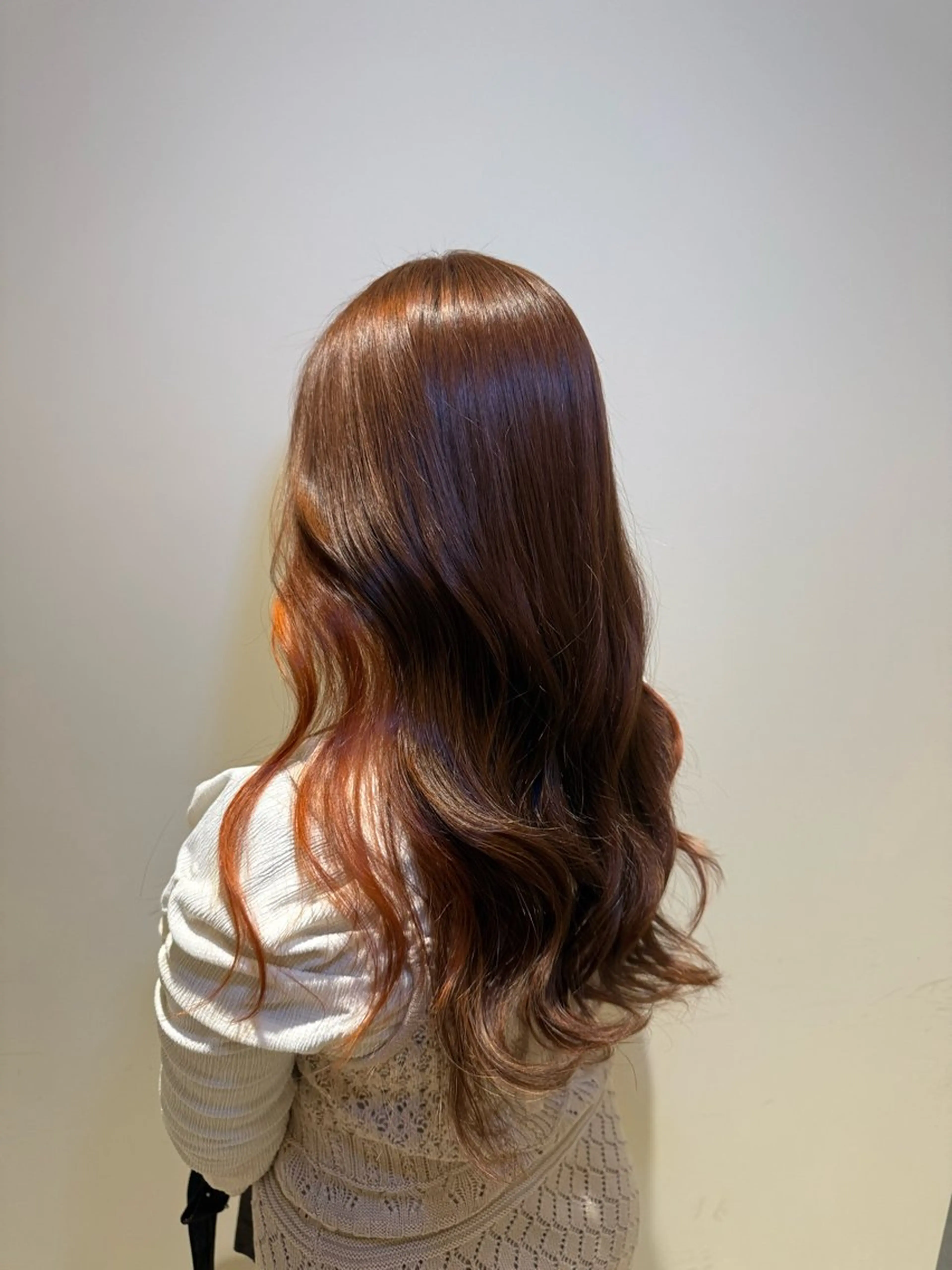 セミロング ヘアカラー かとう きりん🎀🪽のヘアスタイル