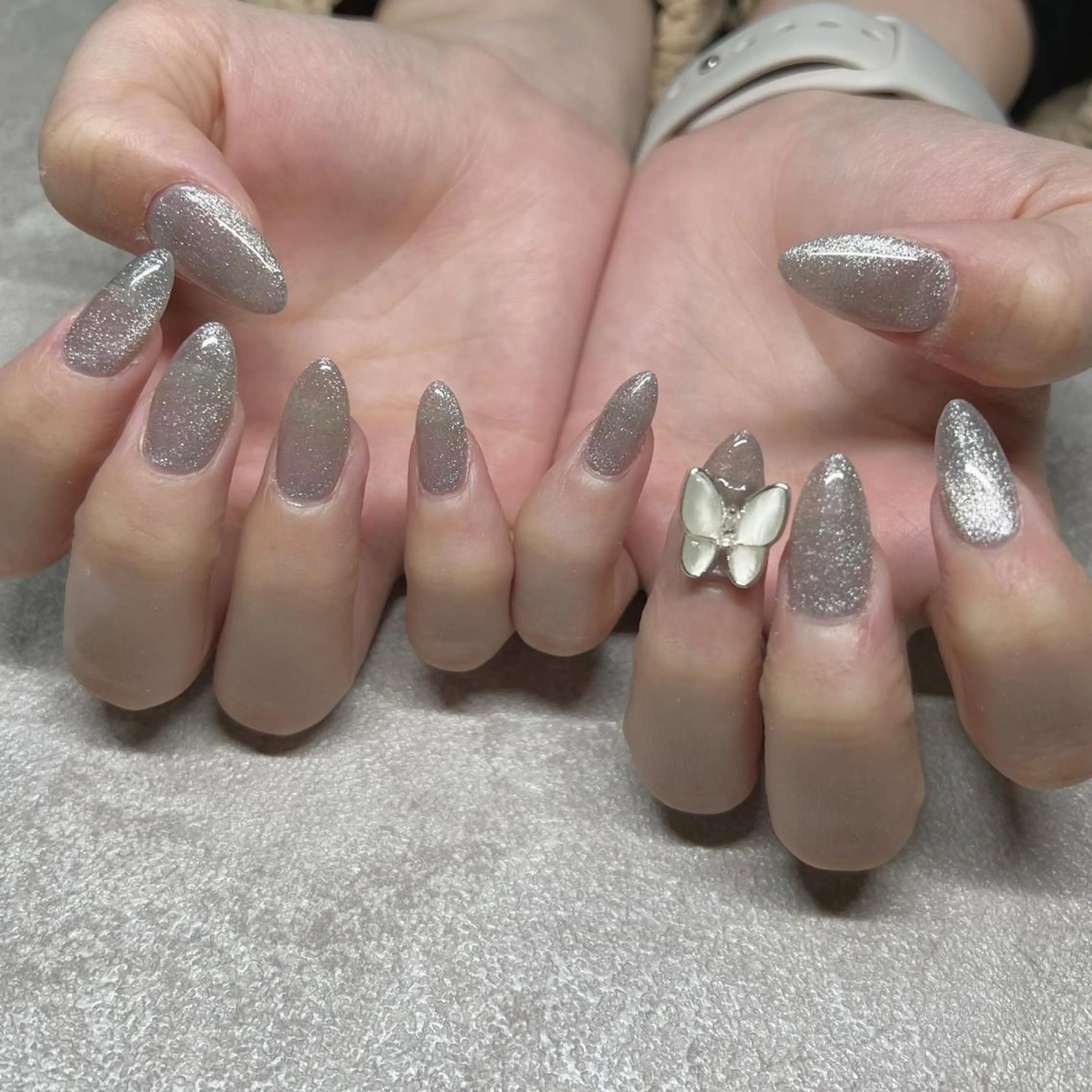 ネイル マグネットネイル ハンドネイル 川端 京香のネイルデザイン