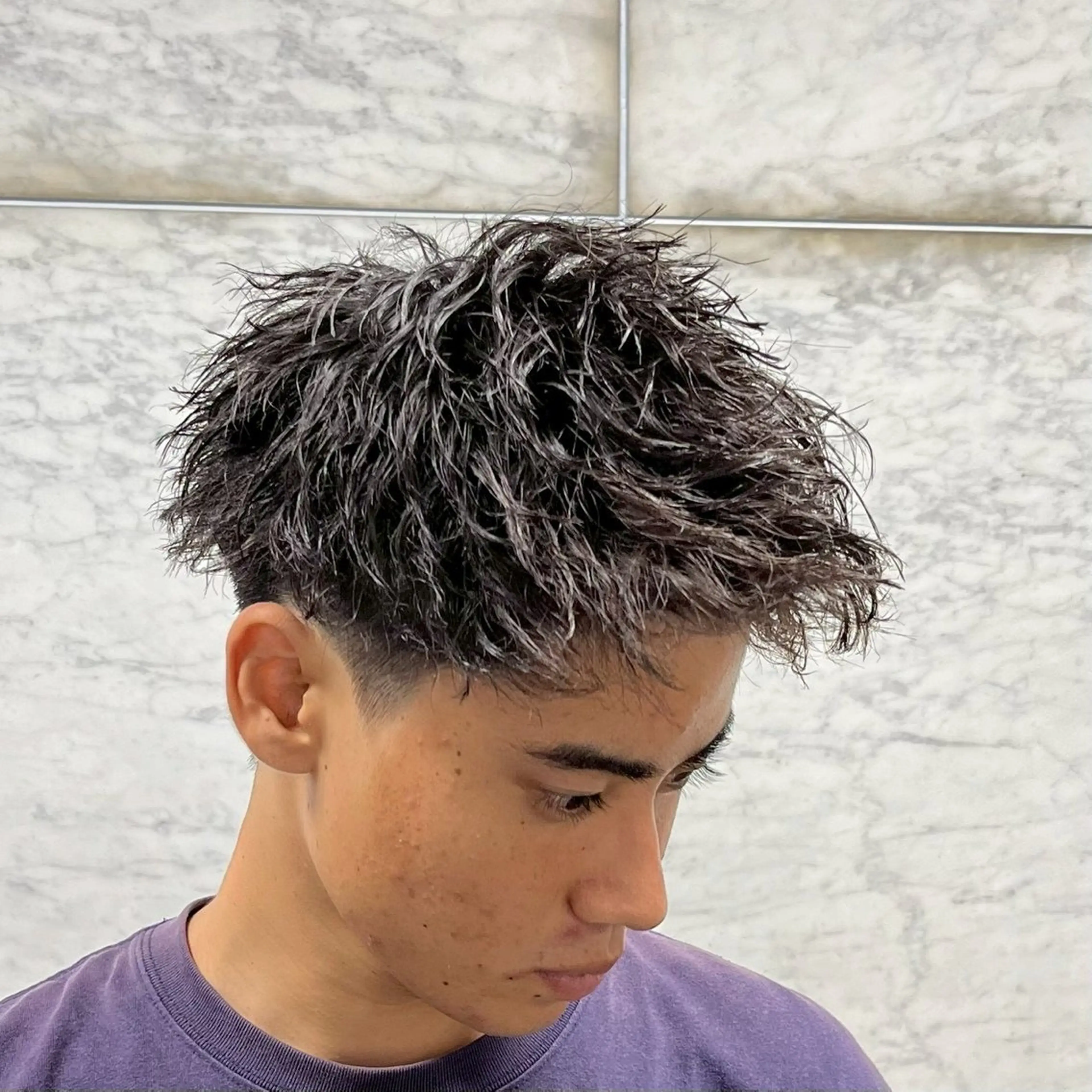 メンズ 京都駅メンズサロン マッシュのヘアスタイル