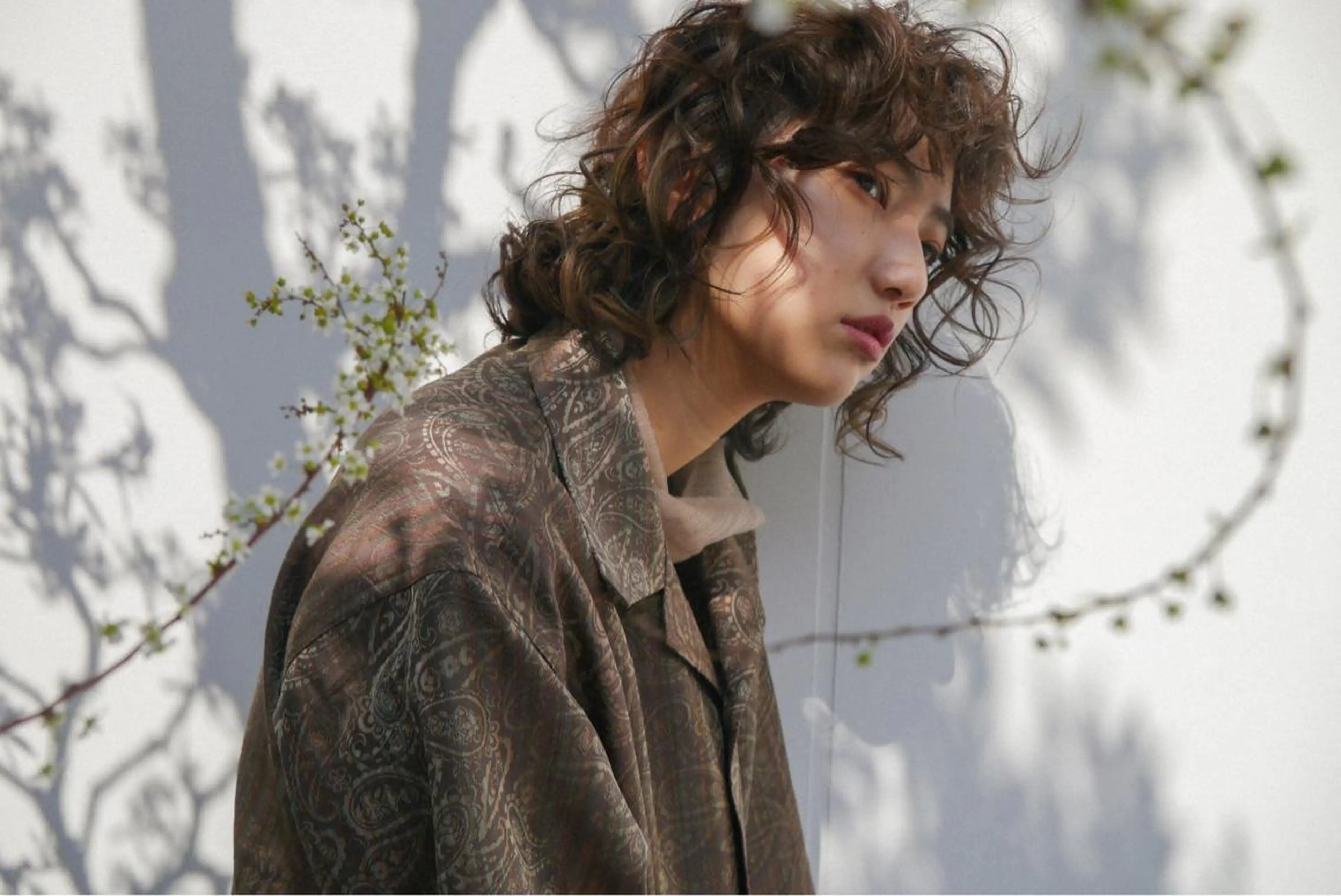 ミディアム カット ヘアカラー nessヤマサキ リュウタのヘアスタイル