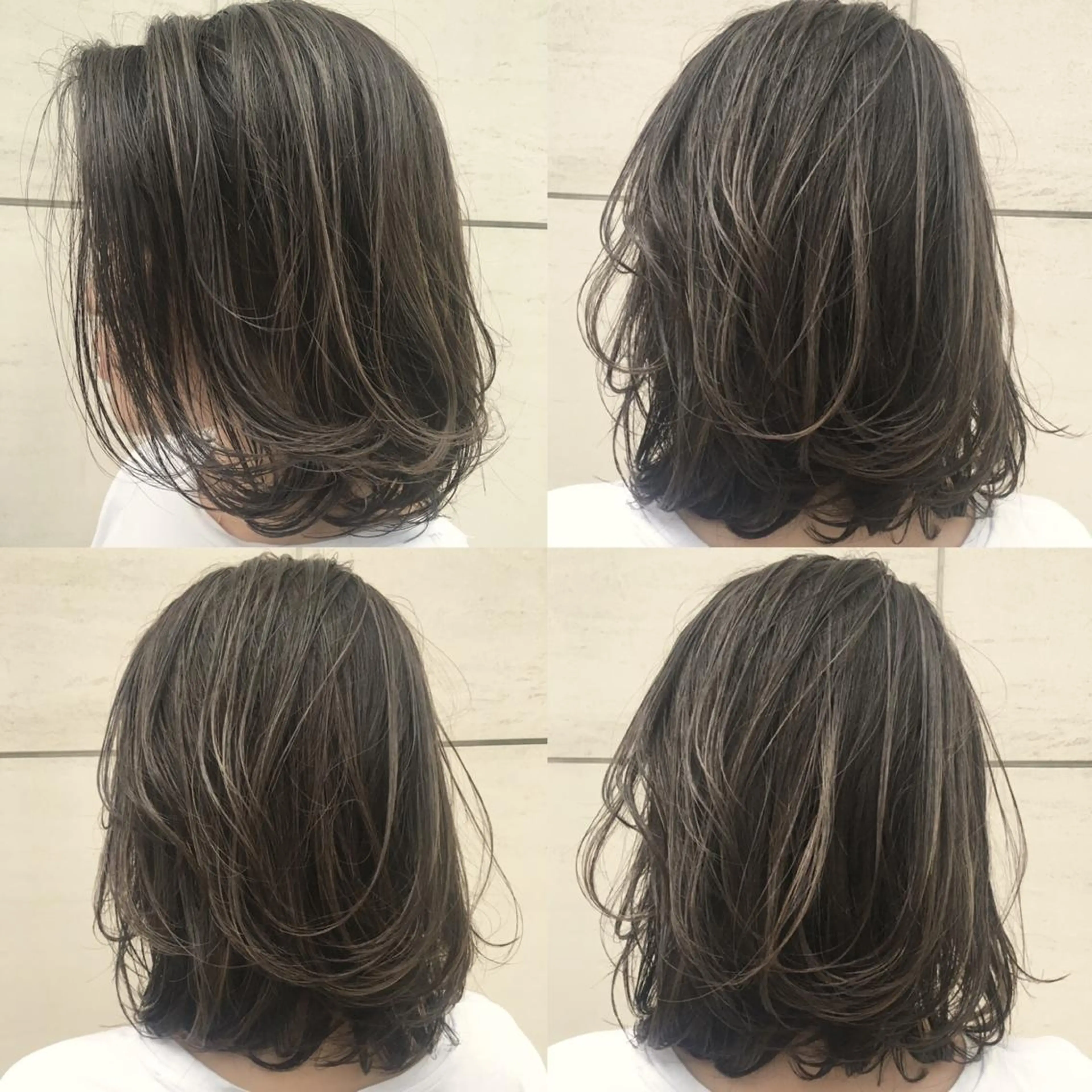 ミディアム カラー ヘアアレンジ ハイライトカラー 外国人風カラー ハイライト カット ヘアカラー トリートメント ブリーチ＆カラーが 得意☀️望月宣雄☀️のヘアスタイル