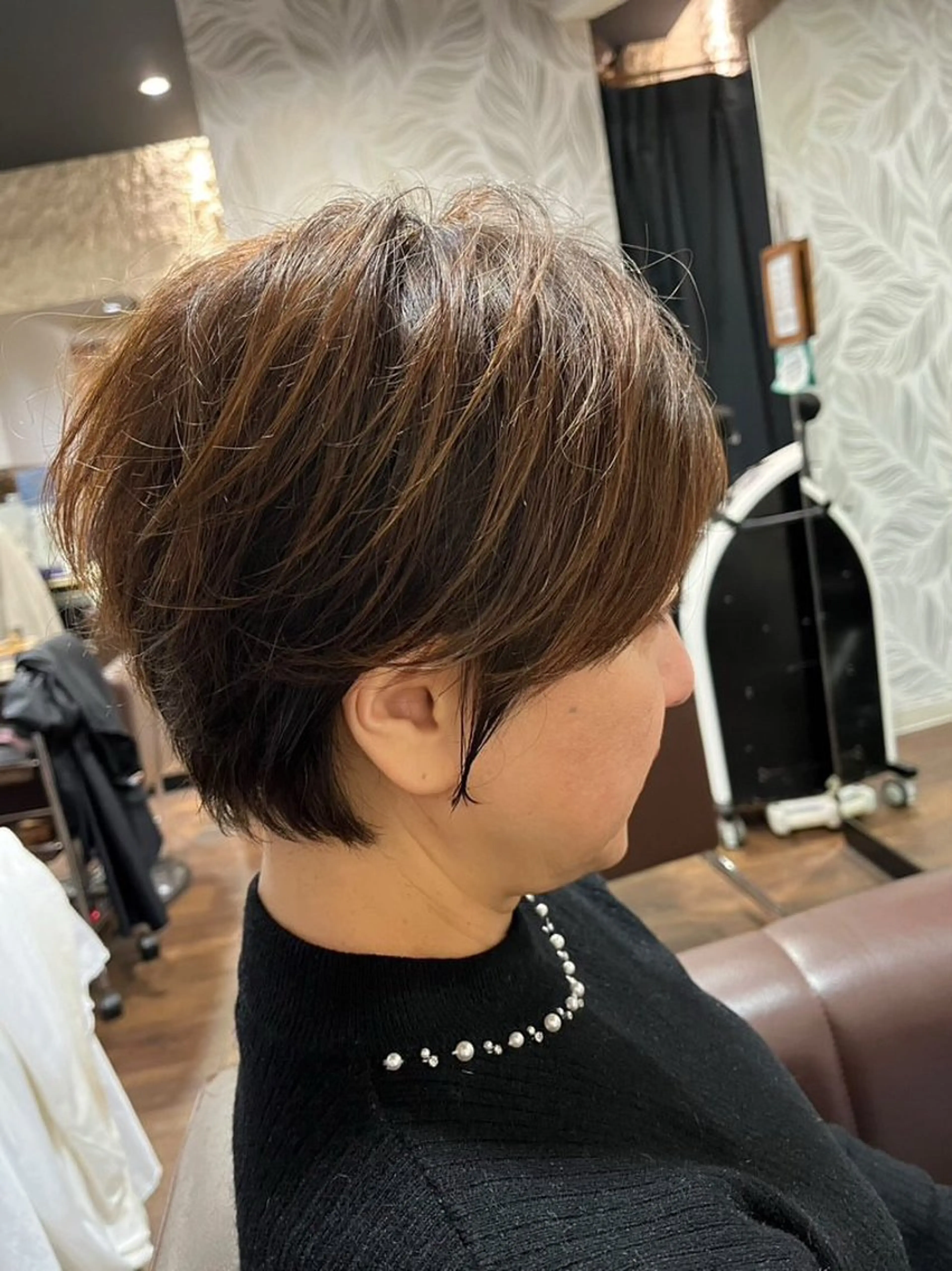 ショート カット ヘアカラー トリートメント エクステ 溝部 直己のヘアスタイル