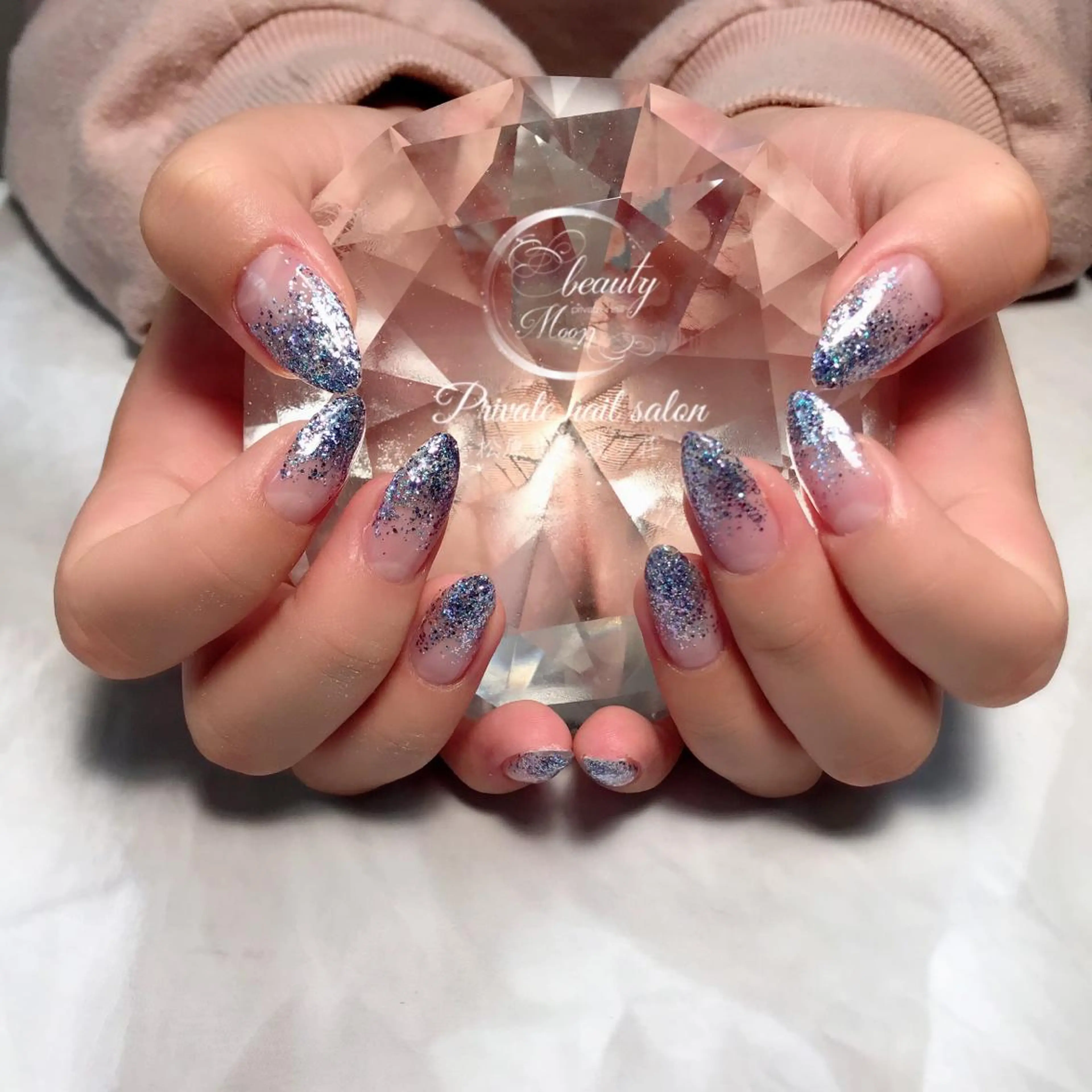 ネイル ジェルネイル ハート パラジェル beauty ☪︎moonのネイルデザイン