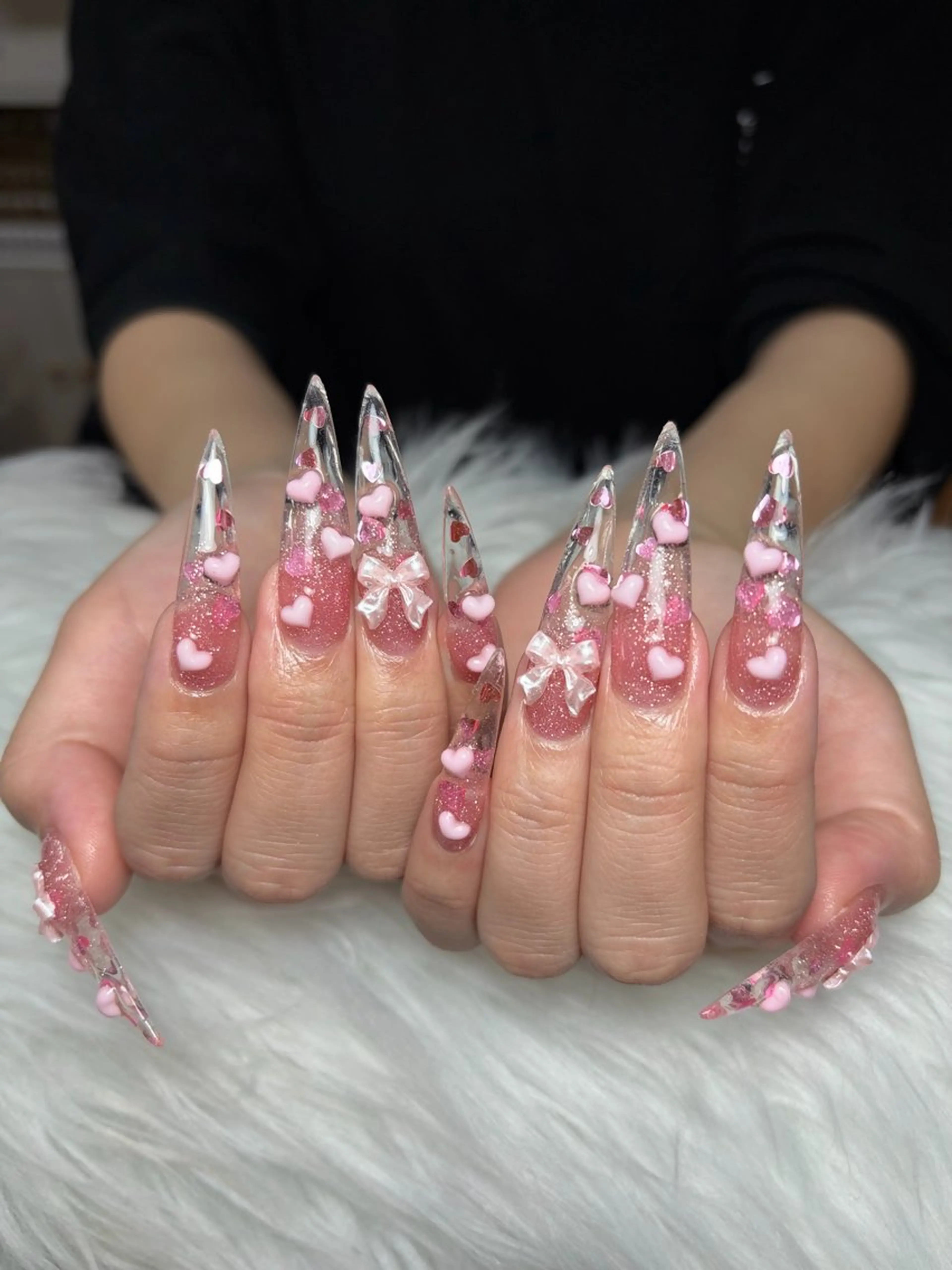 ネイル アートネイル 長さ出し ジェルネイル マグネットネイル ニュアンスネイル ハンドネイル Cloudy Chan Nailのネイルデザイン