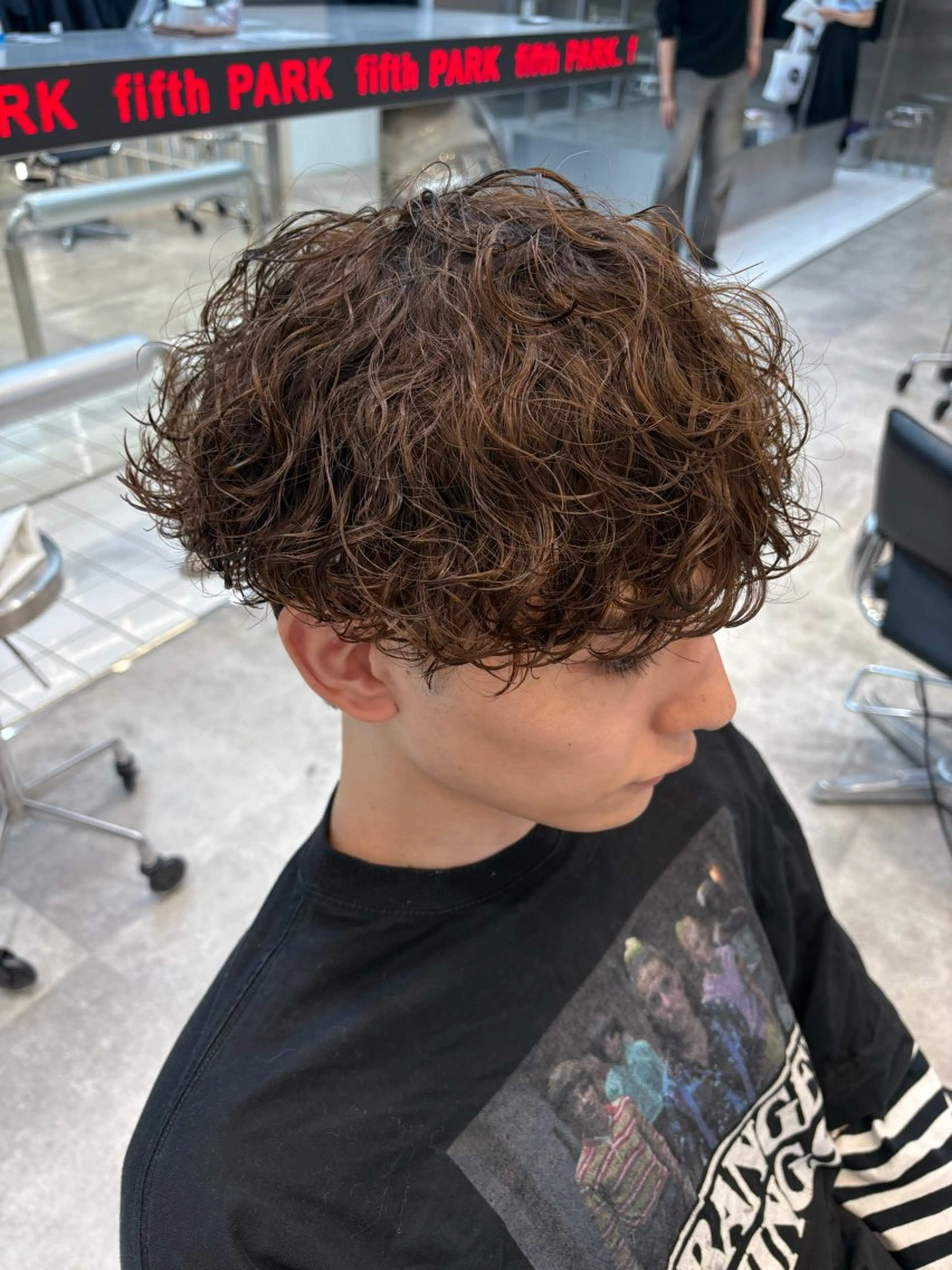 パーマ メンズ カット パーマ fifth 武正 琉生のヘアスタイル