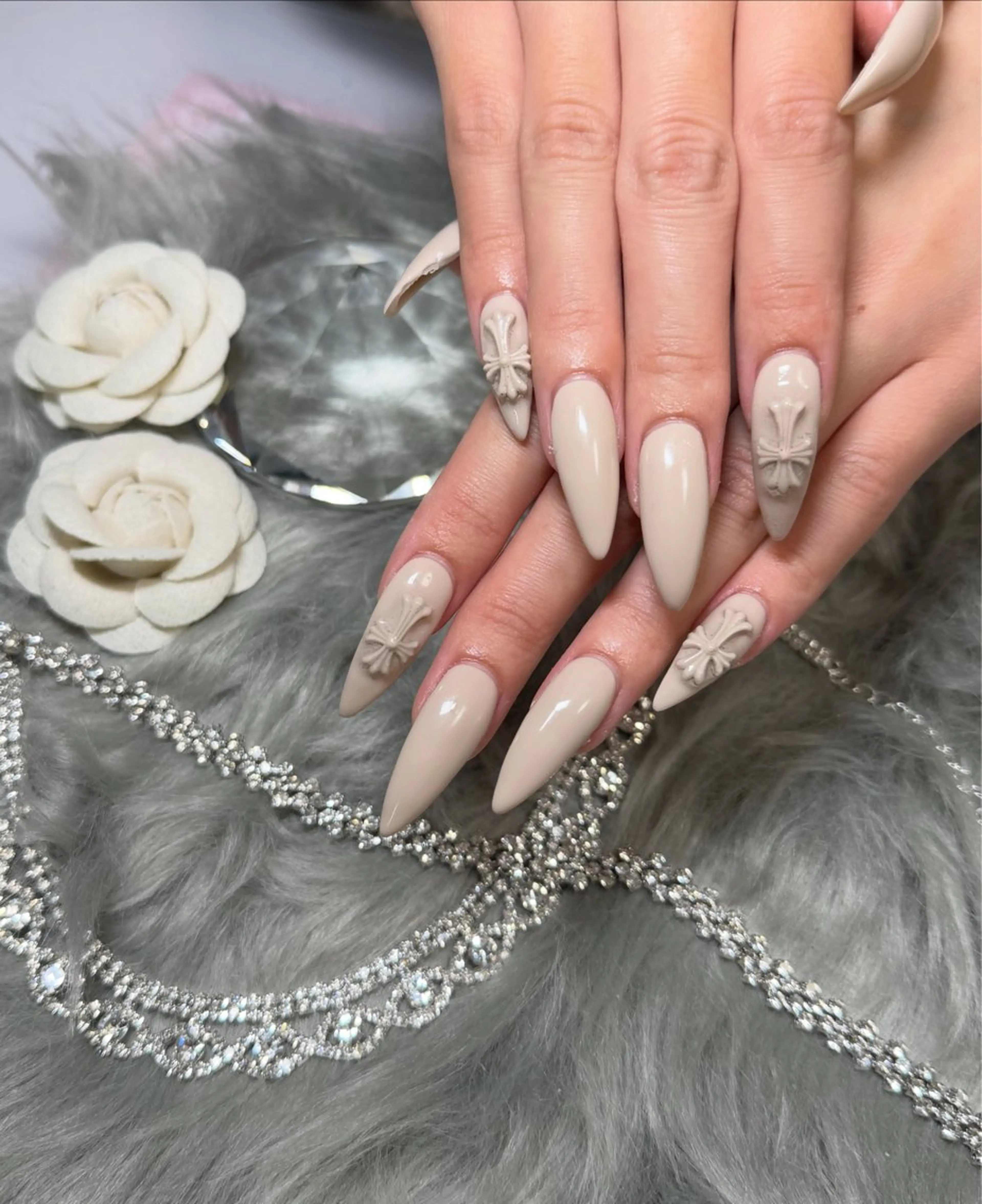 ネイル ジェルネイル ロングネイル ハンドネイル nailsalon Refletのネイルデザイン